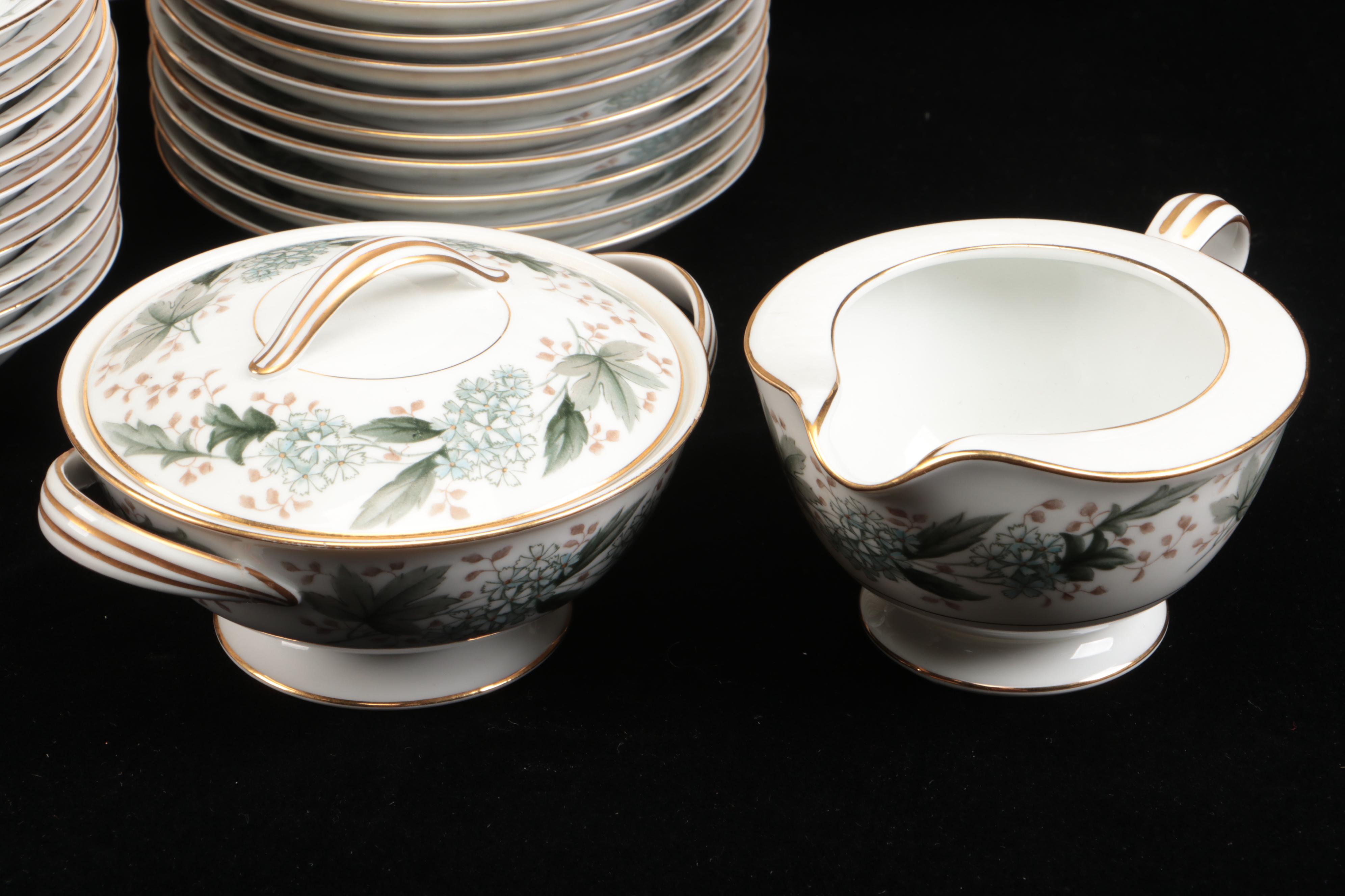 Noritake "Argyle" Bone China Dinnerware, Mid-20th Century