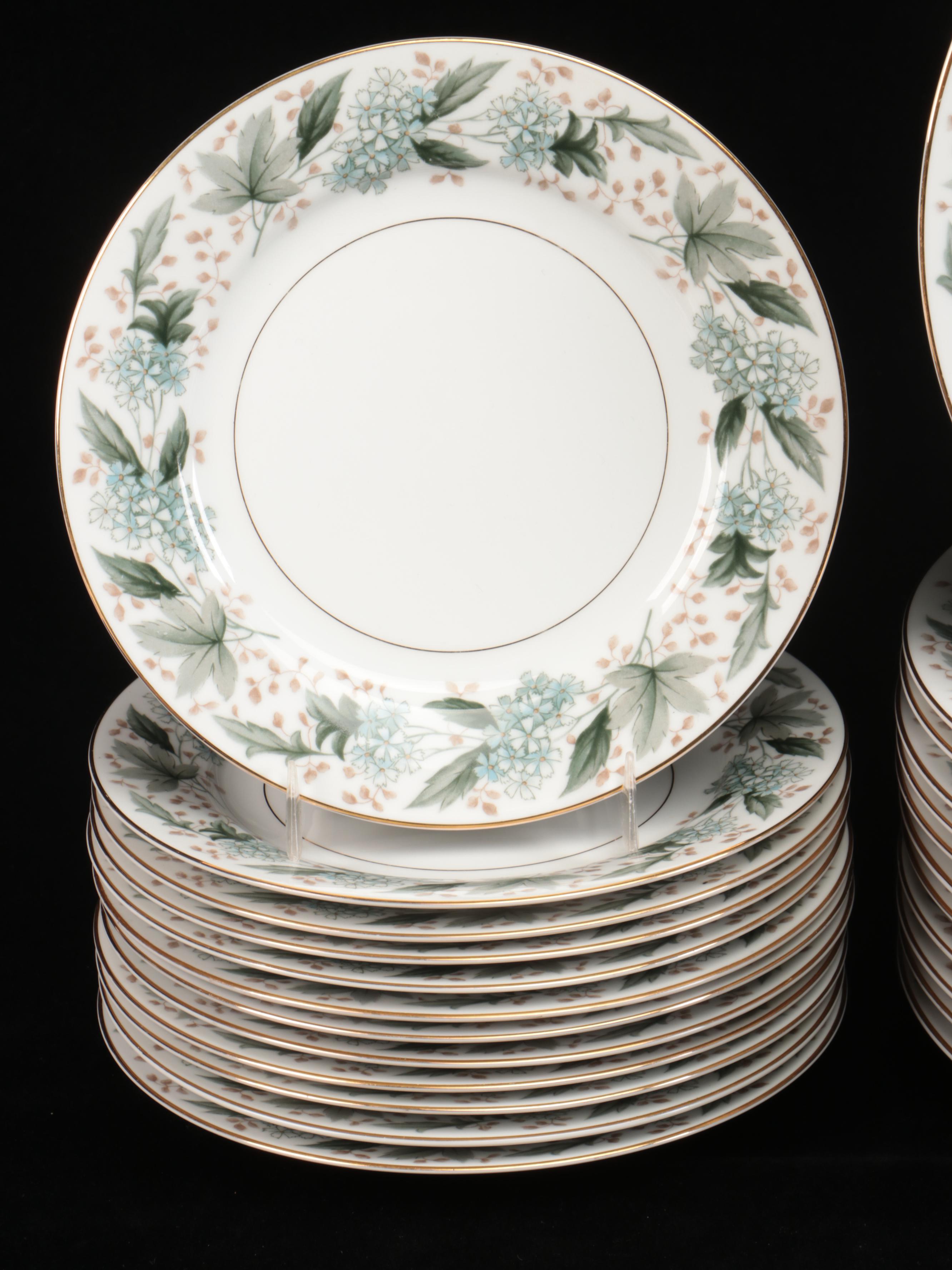 Noritake "Argyle" Bone China Dinnerware, Mid-20th Century