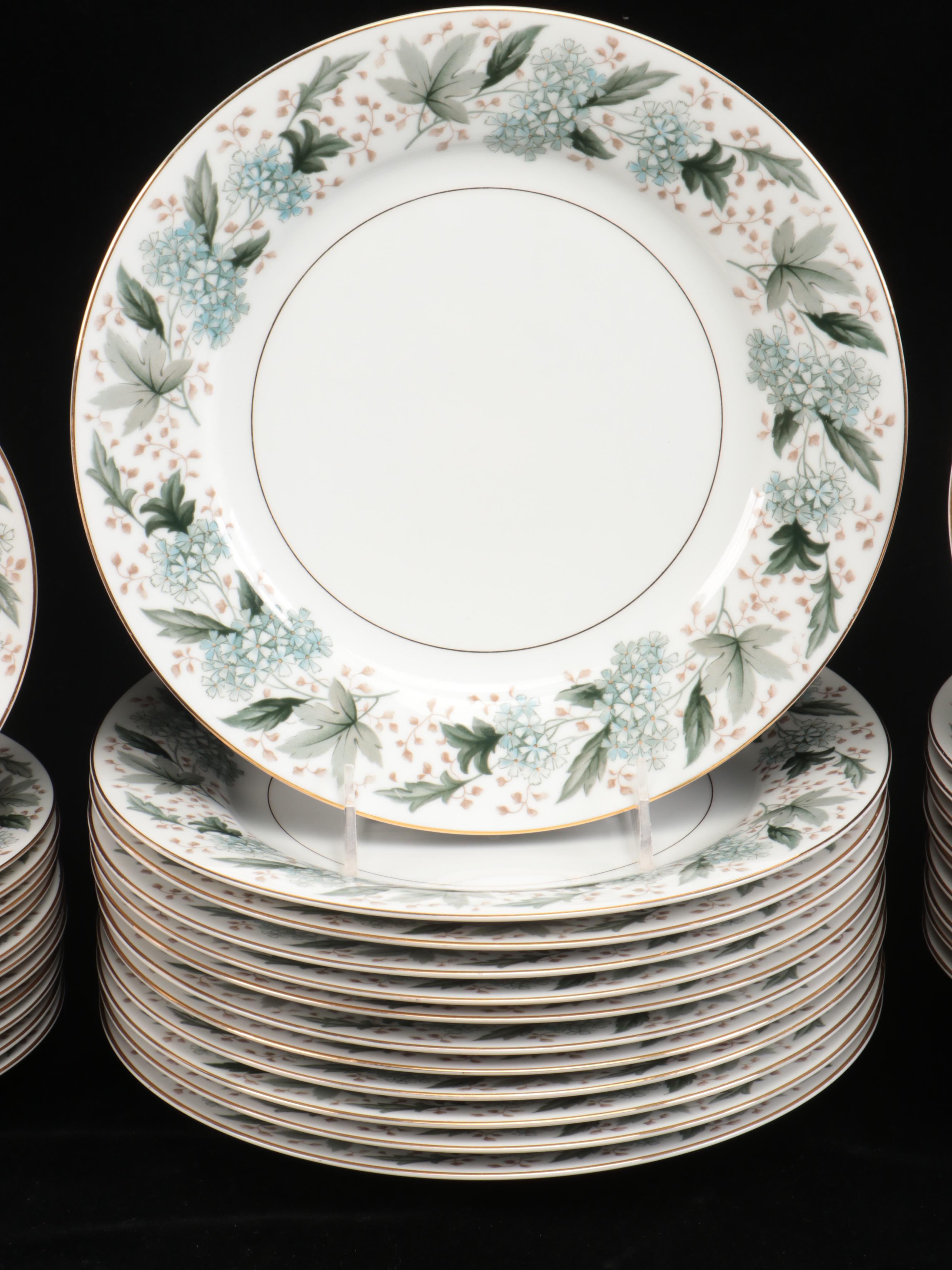 Noritake "Argyle" Bone China Dinnerware, Mid-20th Century