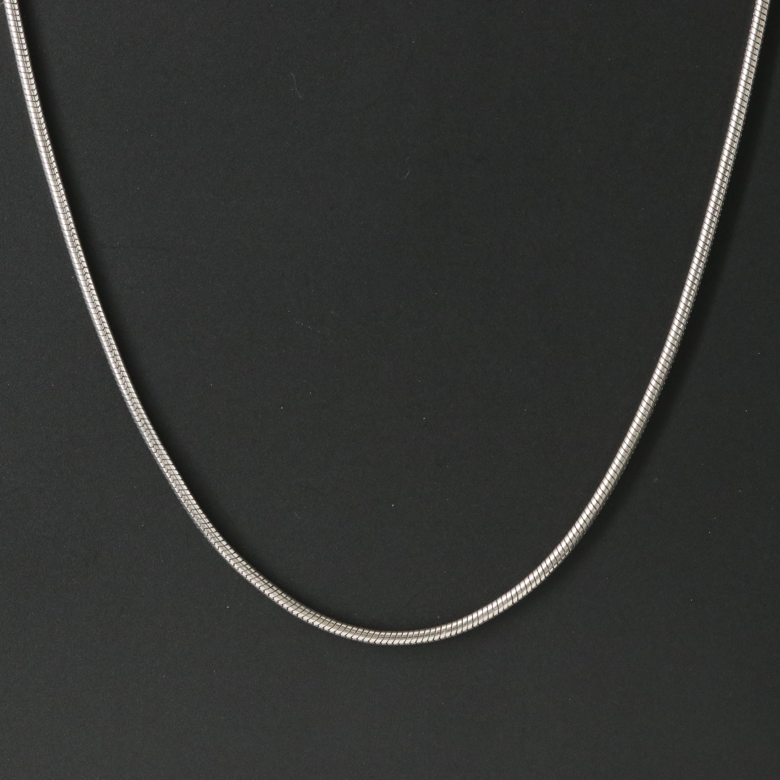 Italian Sterling Snake Chain Necklace