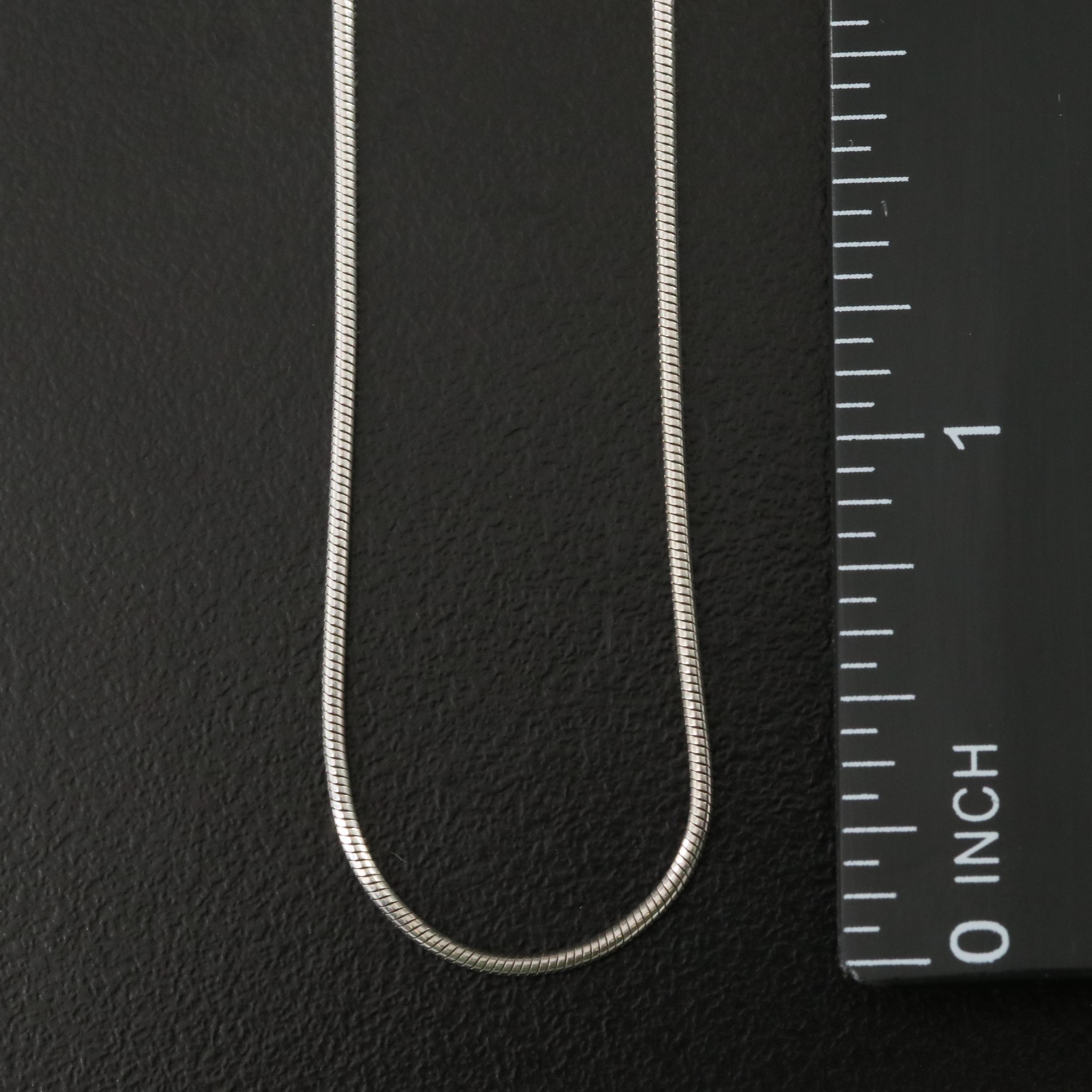 Italian Sterling Snake Chain Necklace