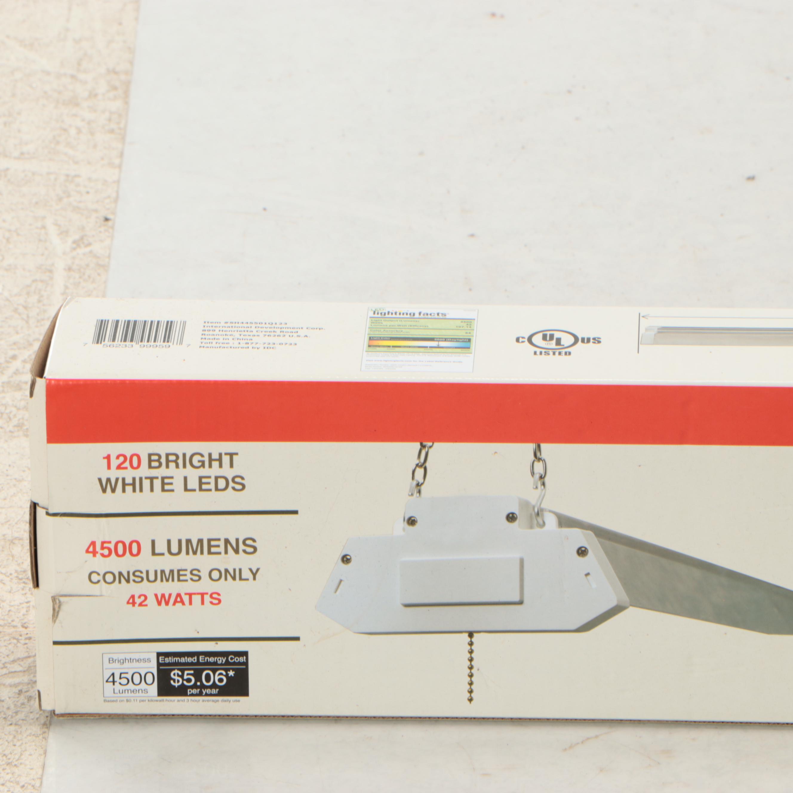 Honeywell Aluminum LED Shop Light and LED Handheld Work Light with Speaker