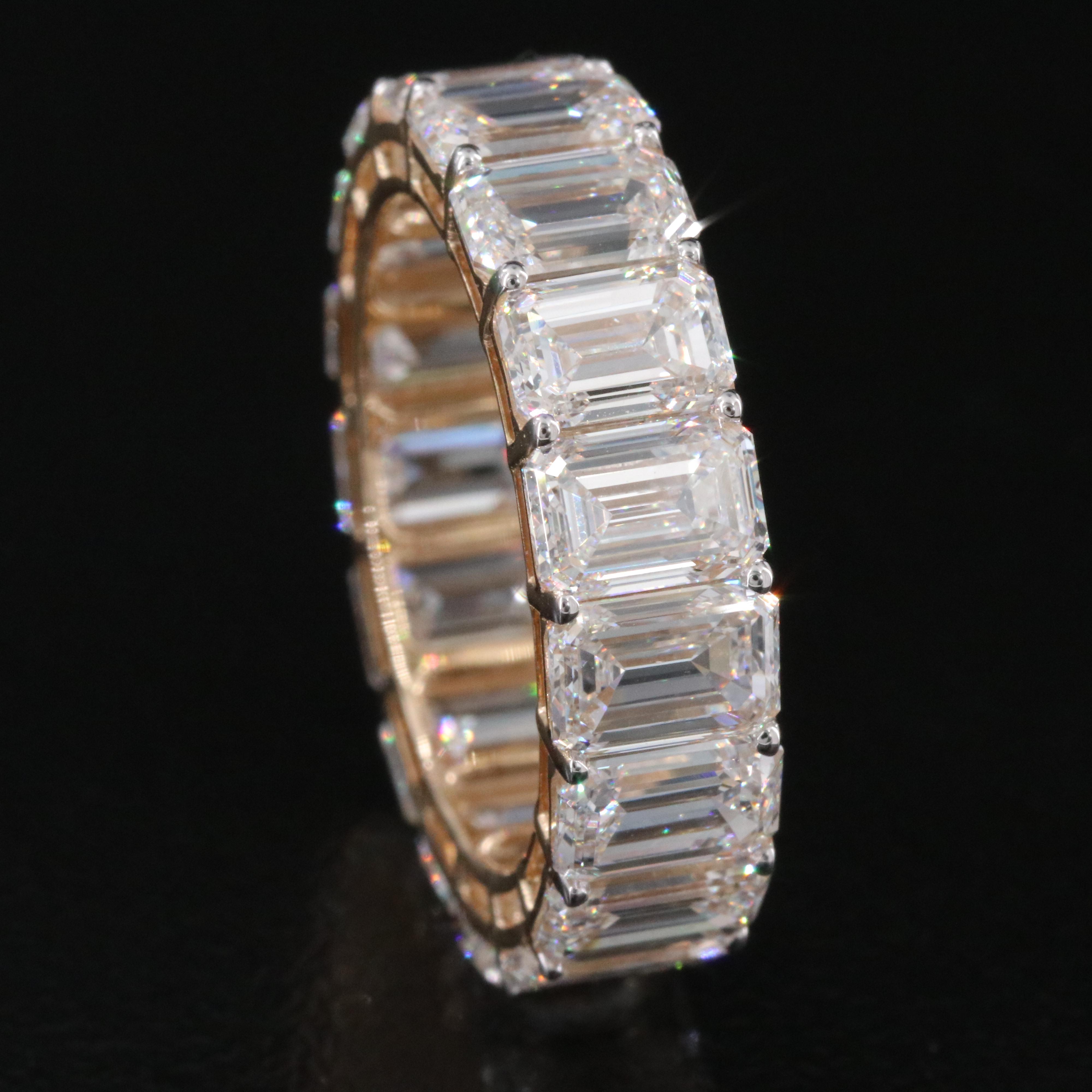 14K 9.86 CTW Lab Grown Diamond Eternity Band