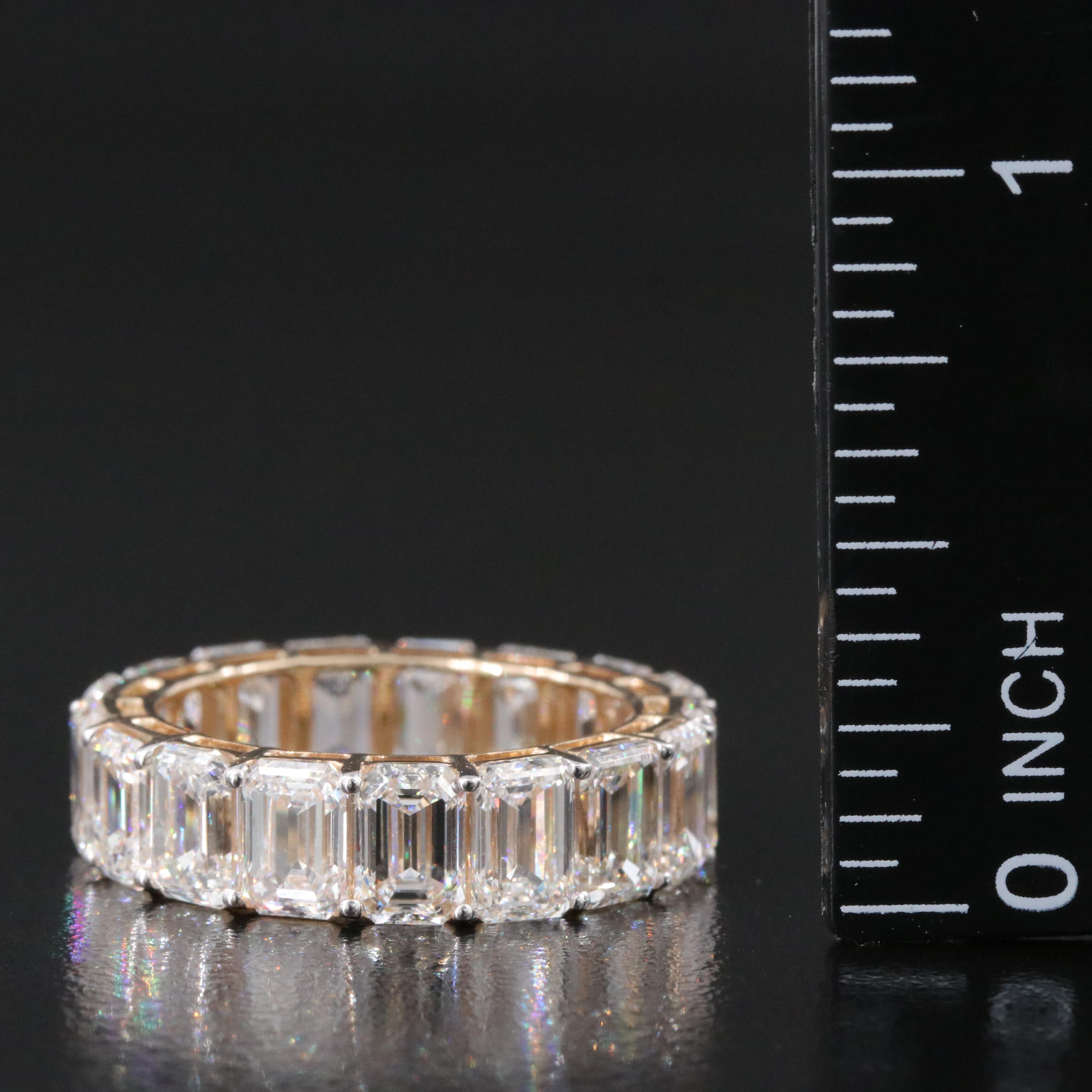 14K 9.86 CTW Lab Grown Diamond Eternity Band