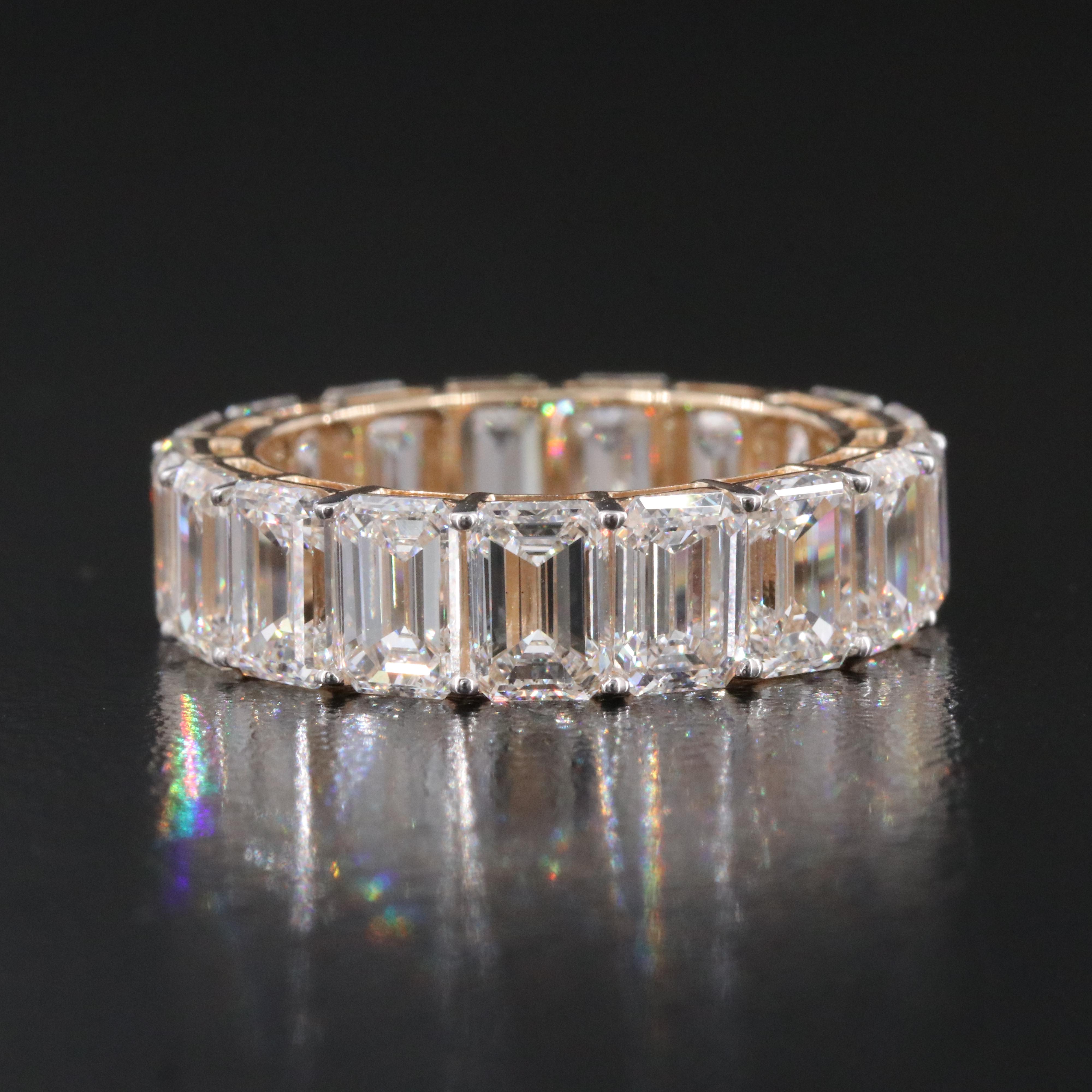 14K 9.86 CTW Lab Grown Diamond Eternity Band