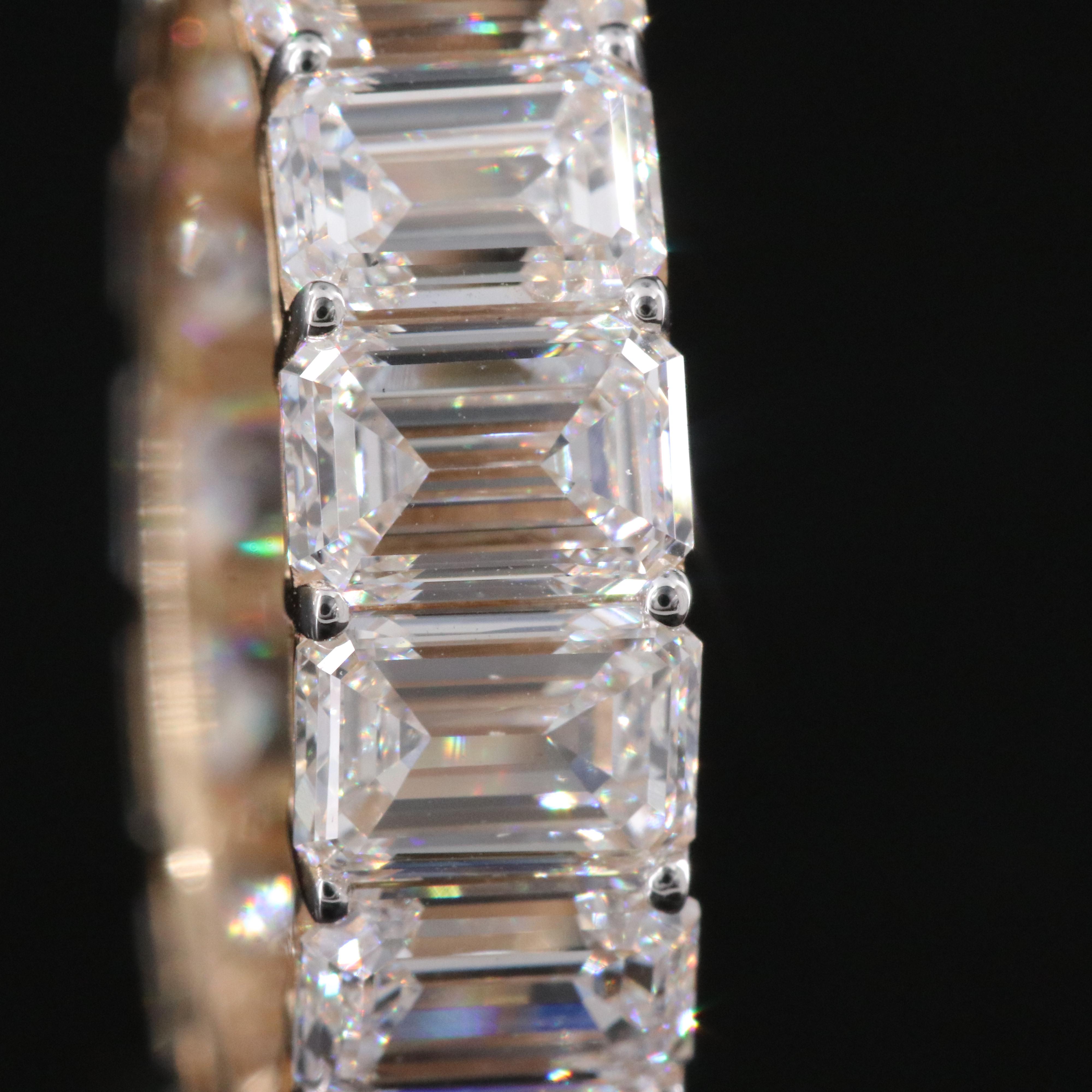 14K 9.86 CTW Lab Grown Diamond Eternity Band