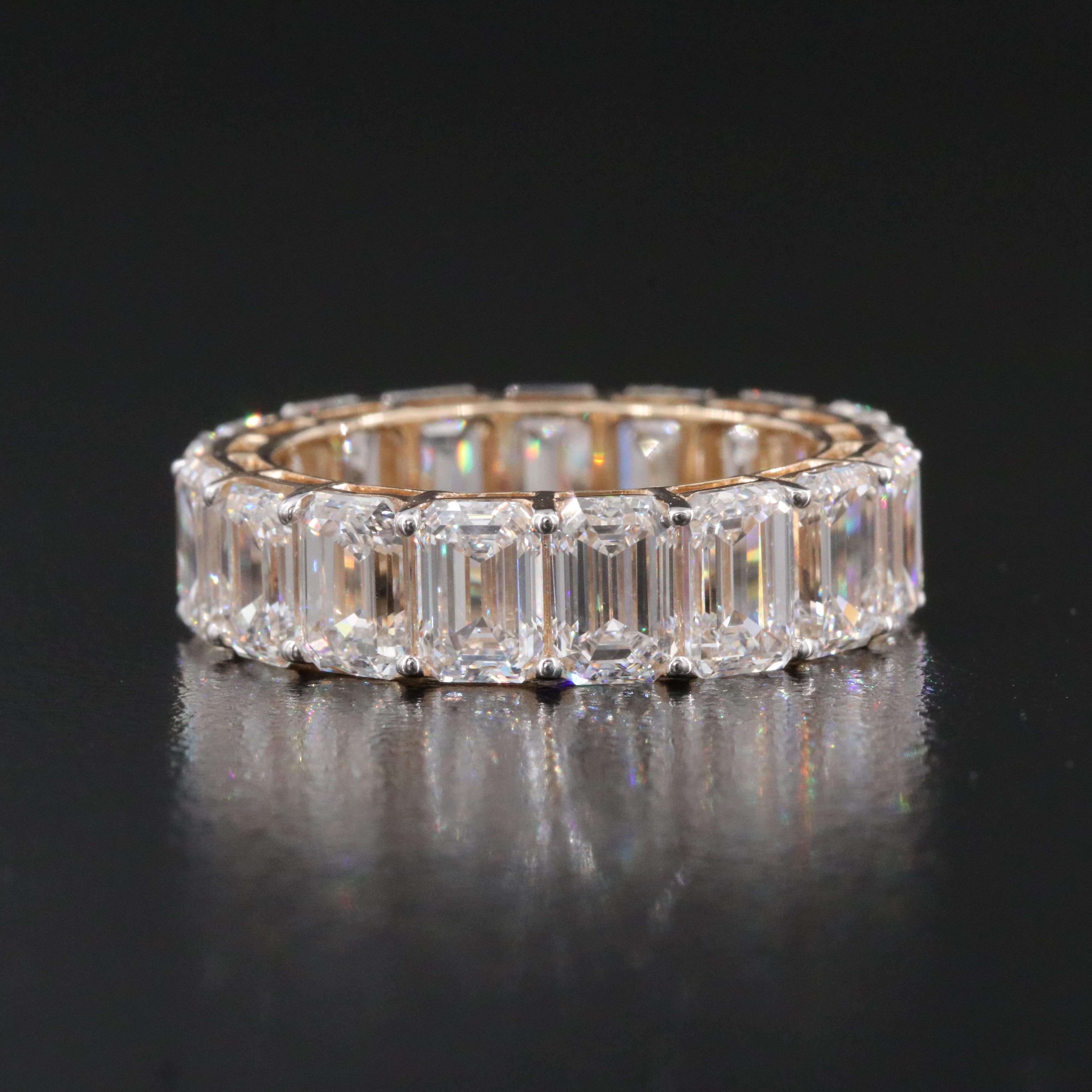 14K 9.86 CTW Lab Grown Diamond Eternity Band