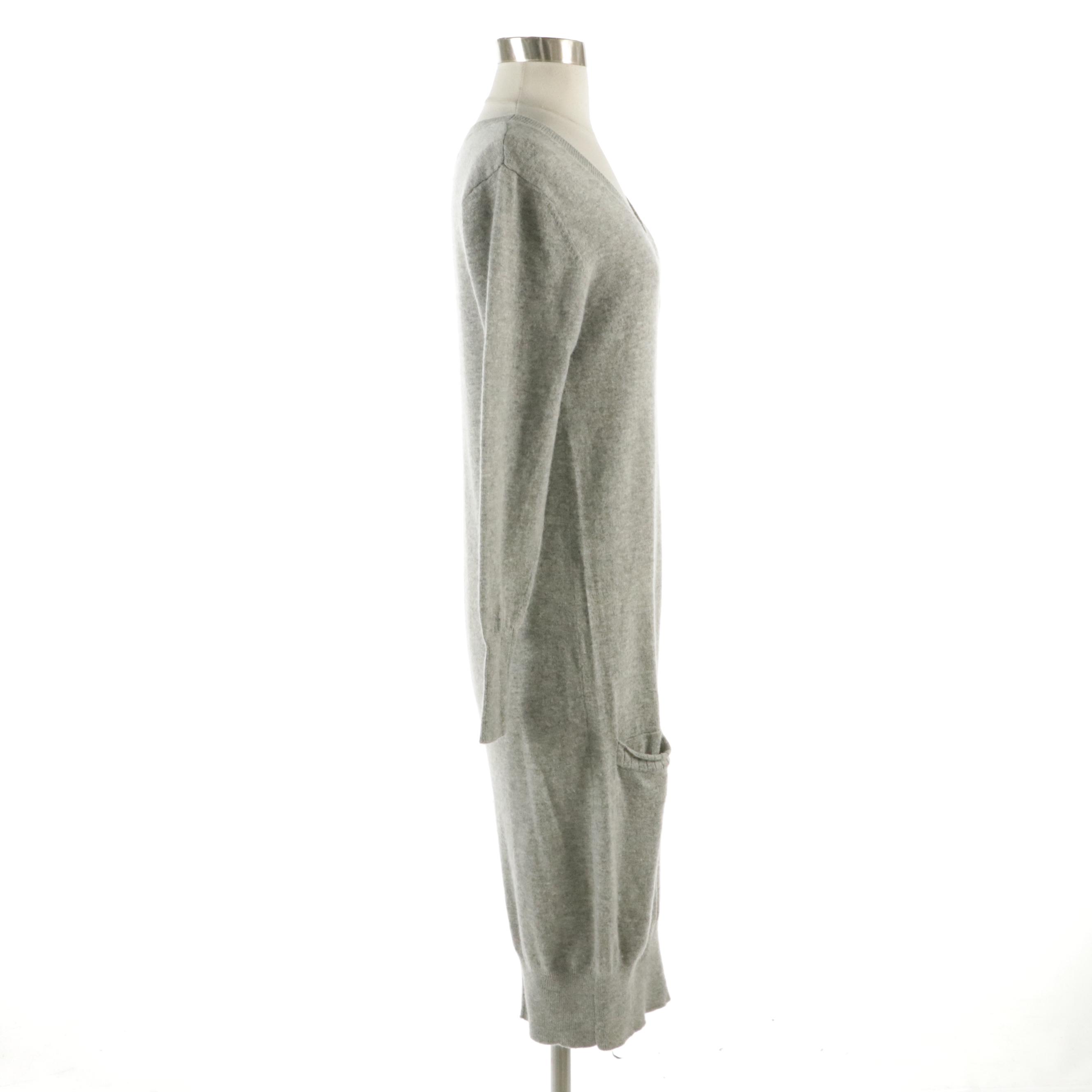 Boy. by Band of Outsiders Grey Wool and Cashmere Blend Sweater Dress