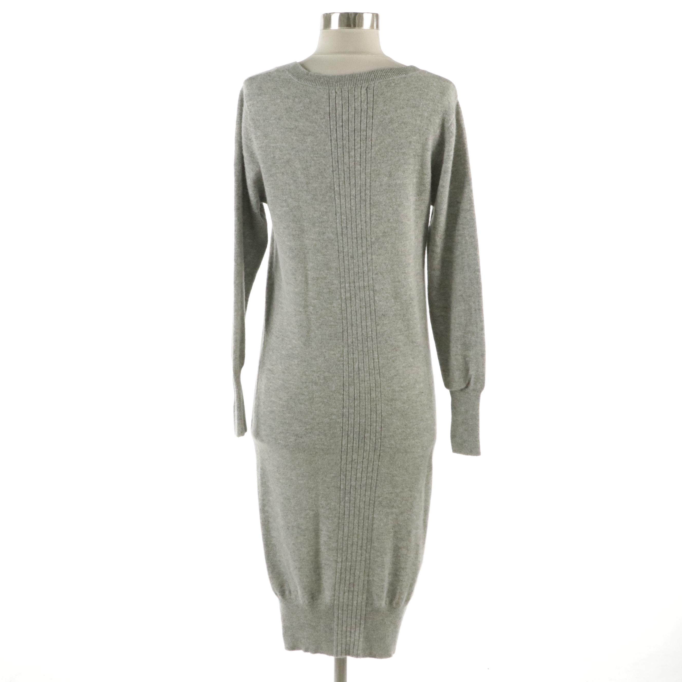 Boy. by Band of Outsiders Grey Wool and Cashmere Blend Sweater Dress