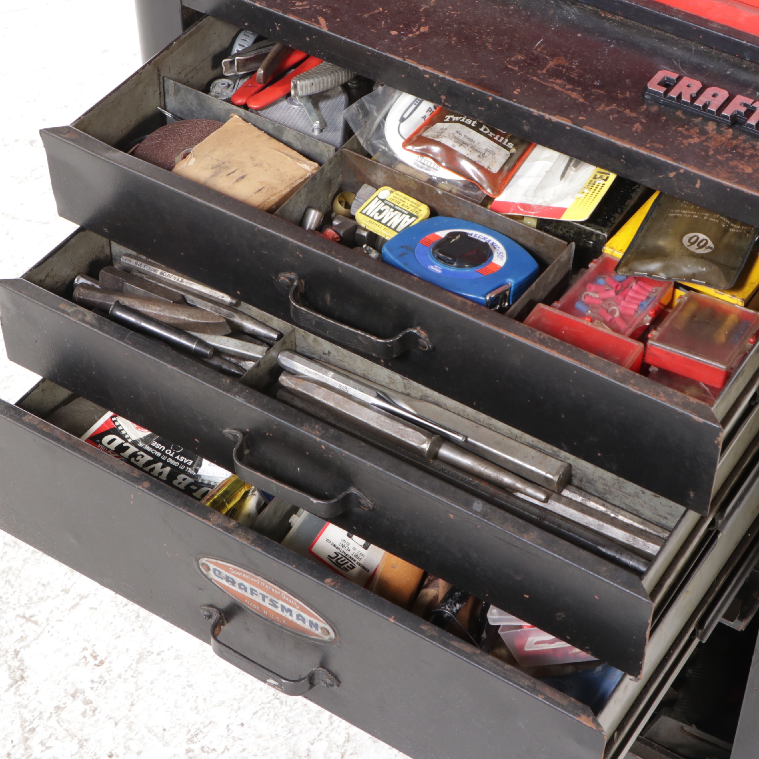 Craftsman Tool Chest with Snap-on Attached Chest and Tools