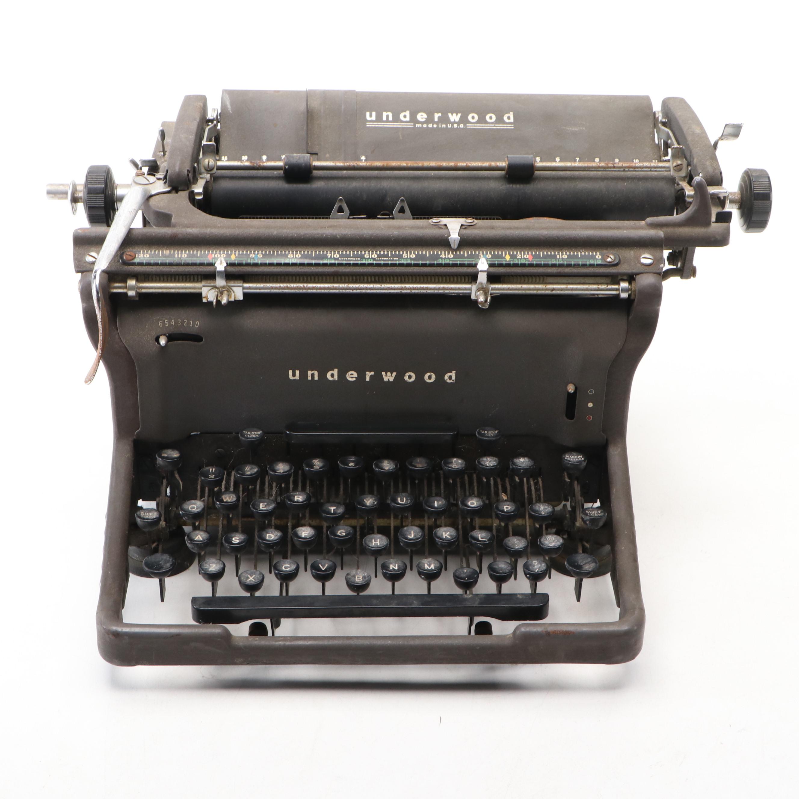 Underwood Desktop Typewriter, Early 20th Century