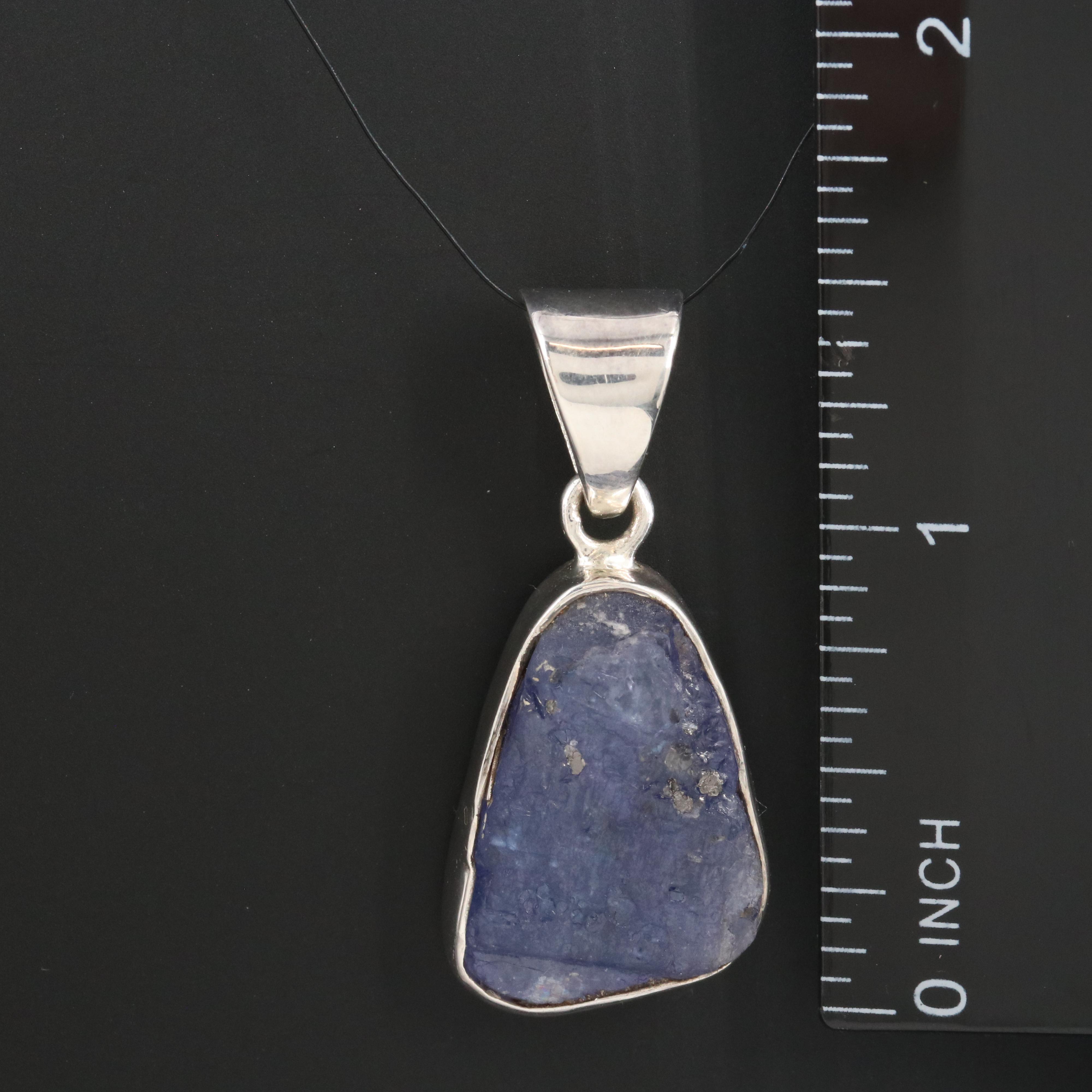 Sterling Tanzanite Pendant