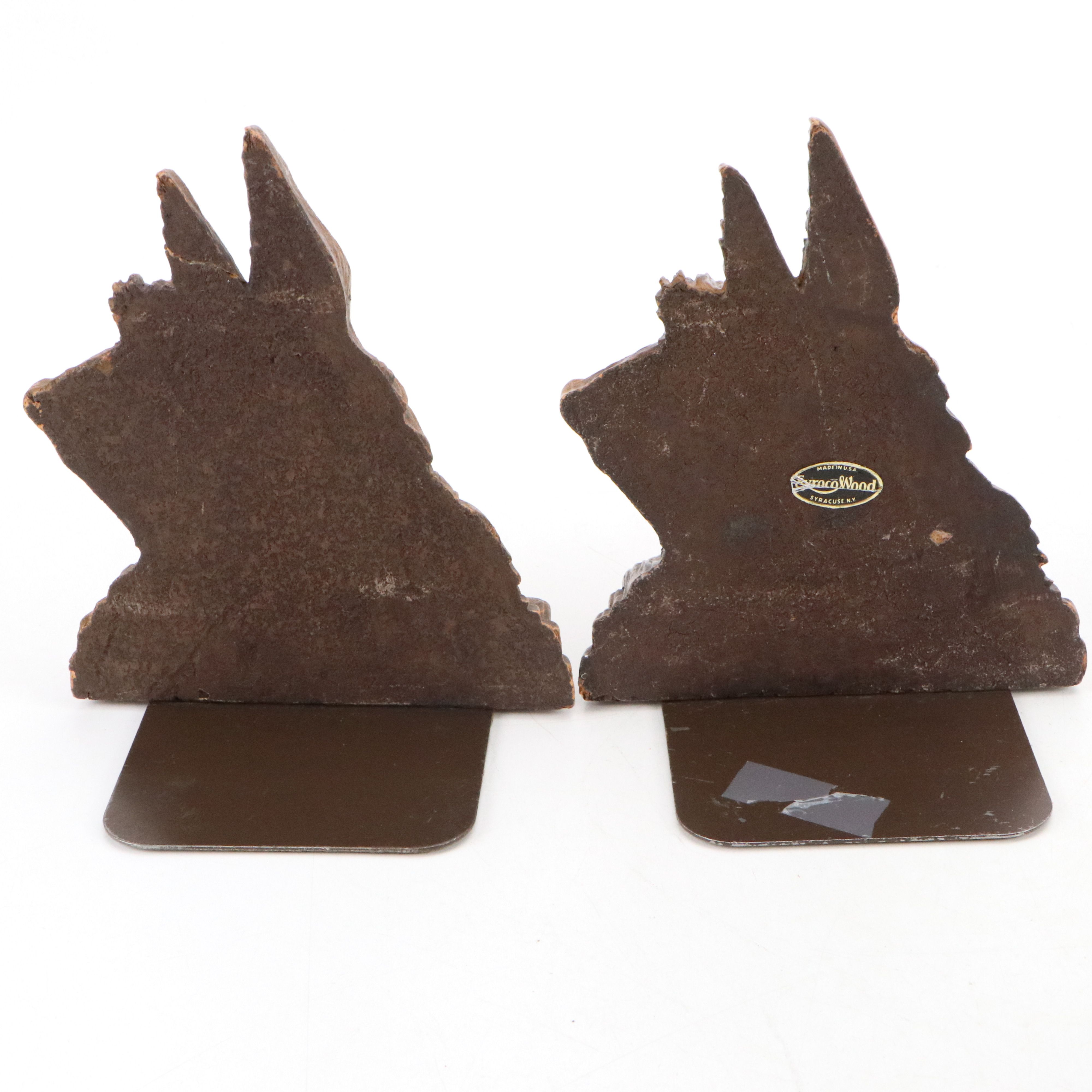 Collection of Scottish Terrier Dog Bookends, Mid to Late 20th C.