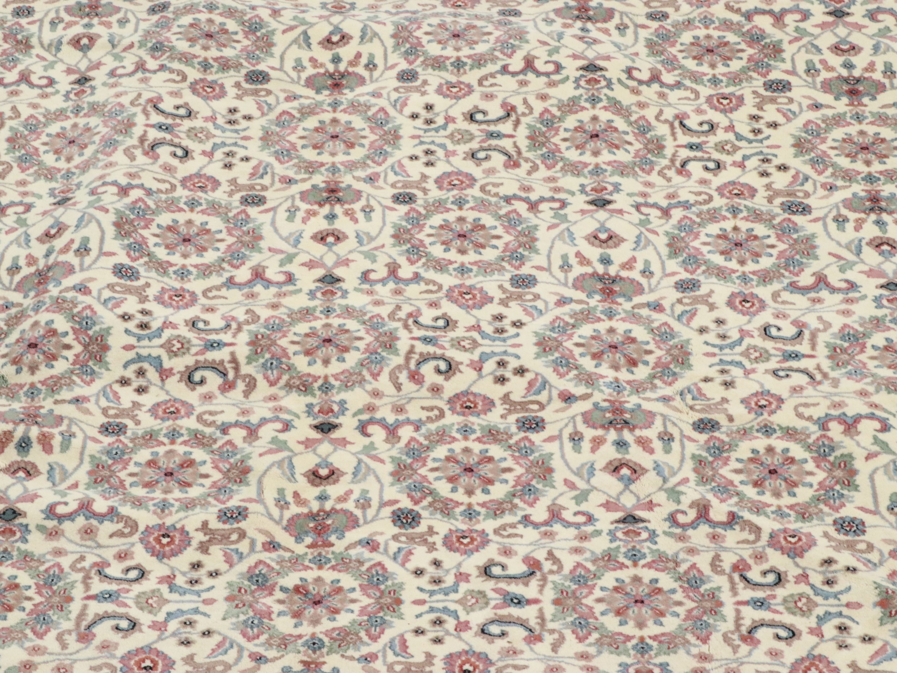 12'2 x 18'8 Hand-Knotted Sino-Persian Tabriz Room Sized Rug