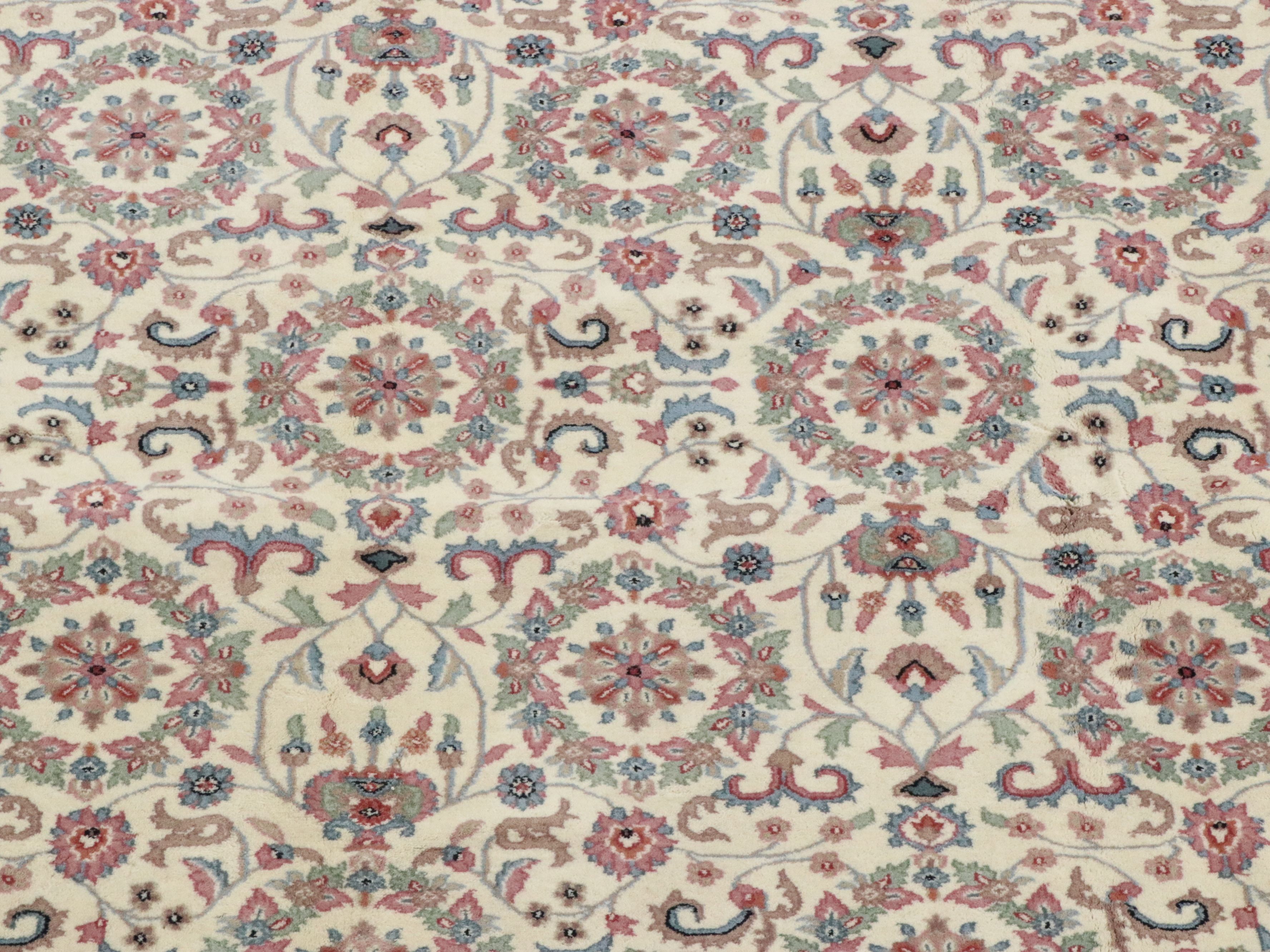 12'2 x 18'8 Hand-Knotted Sino-Persian Tabriz Room Sized Rug