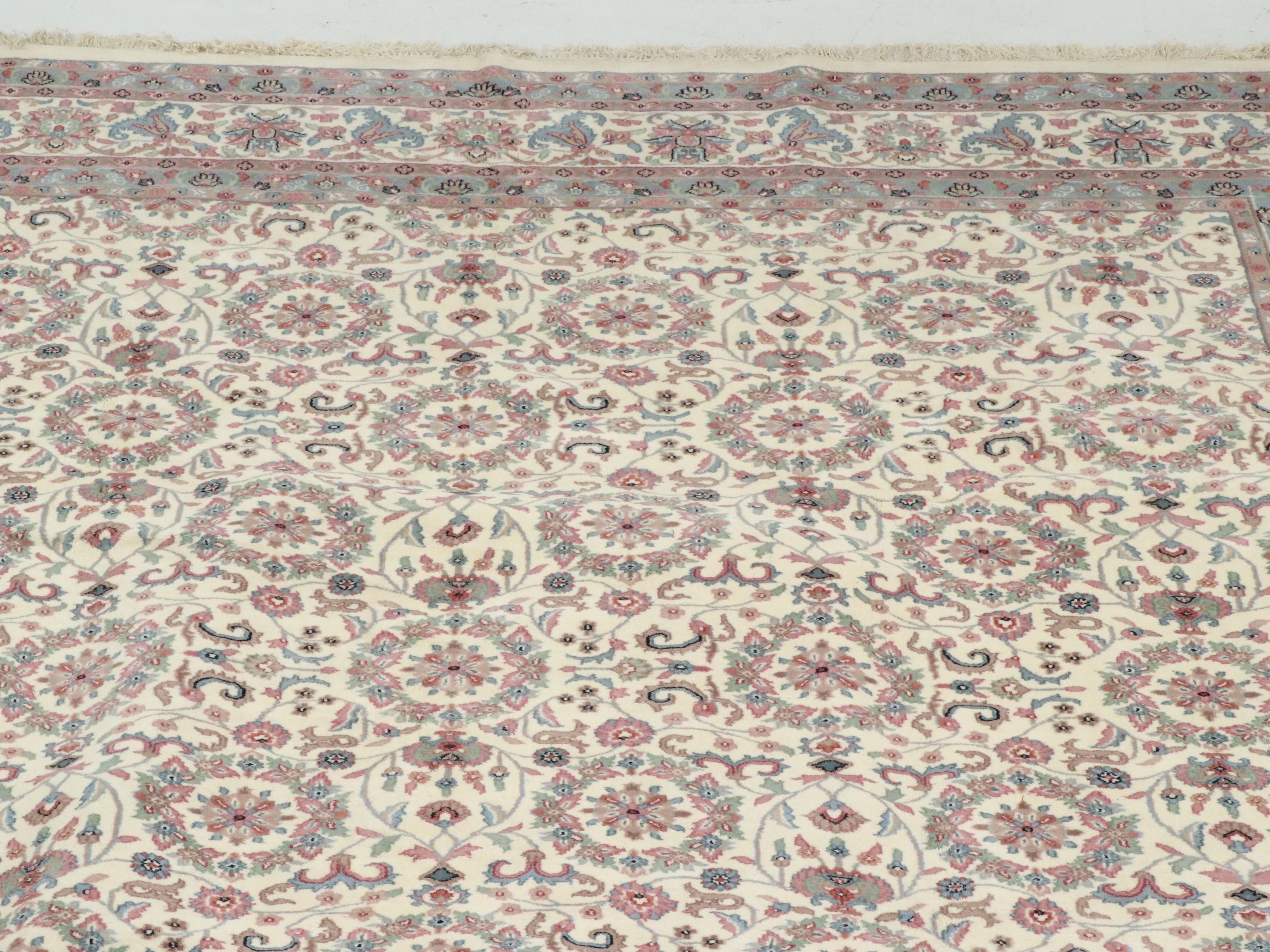 12'2 x 18'8 Hand-Knotted Sino-Persian Tabriz Room Sized Rug