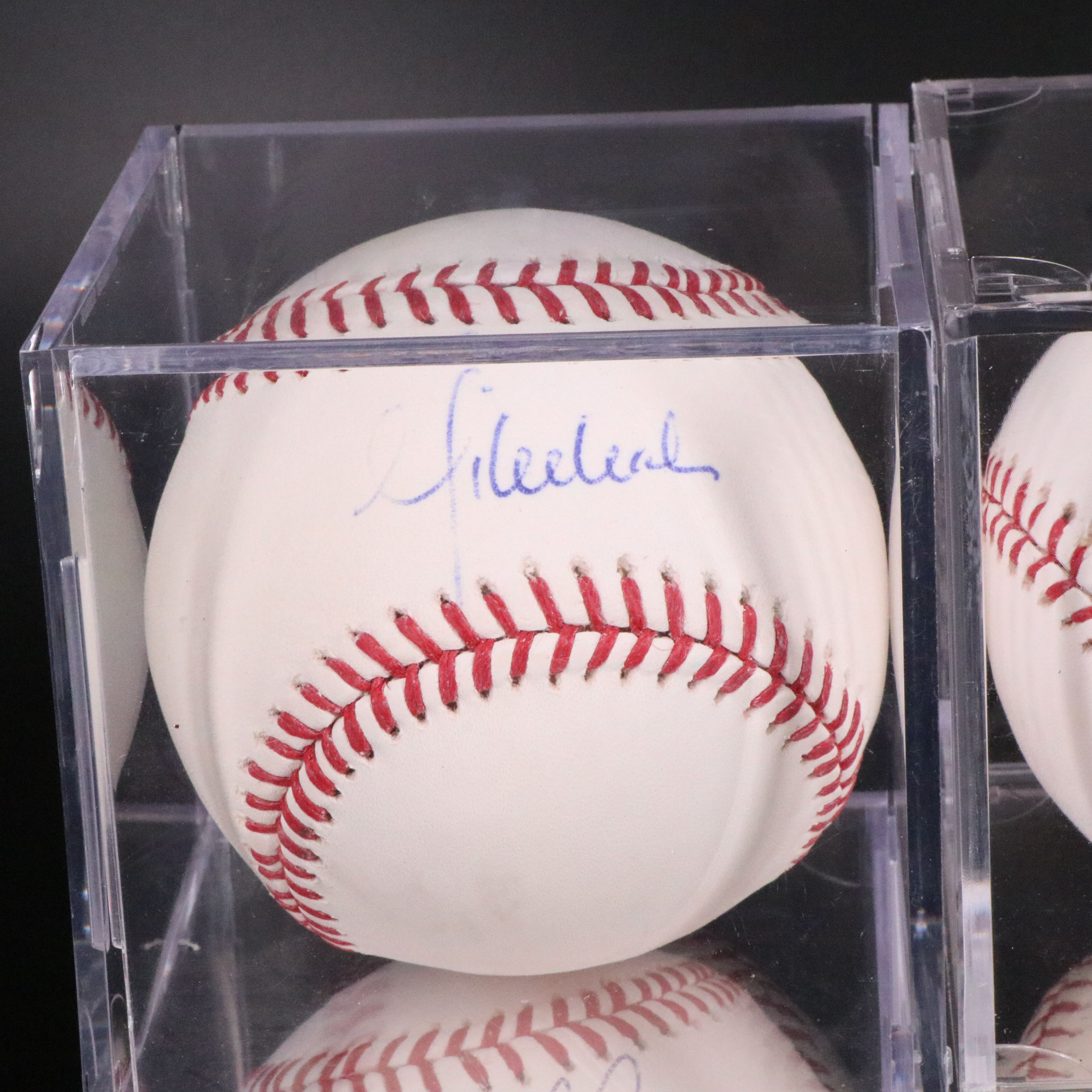 Joey Votto, Brandon Phillips, Homer Bailey, and Mike Leake Signed Baseballs