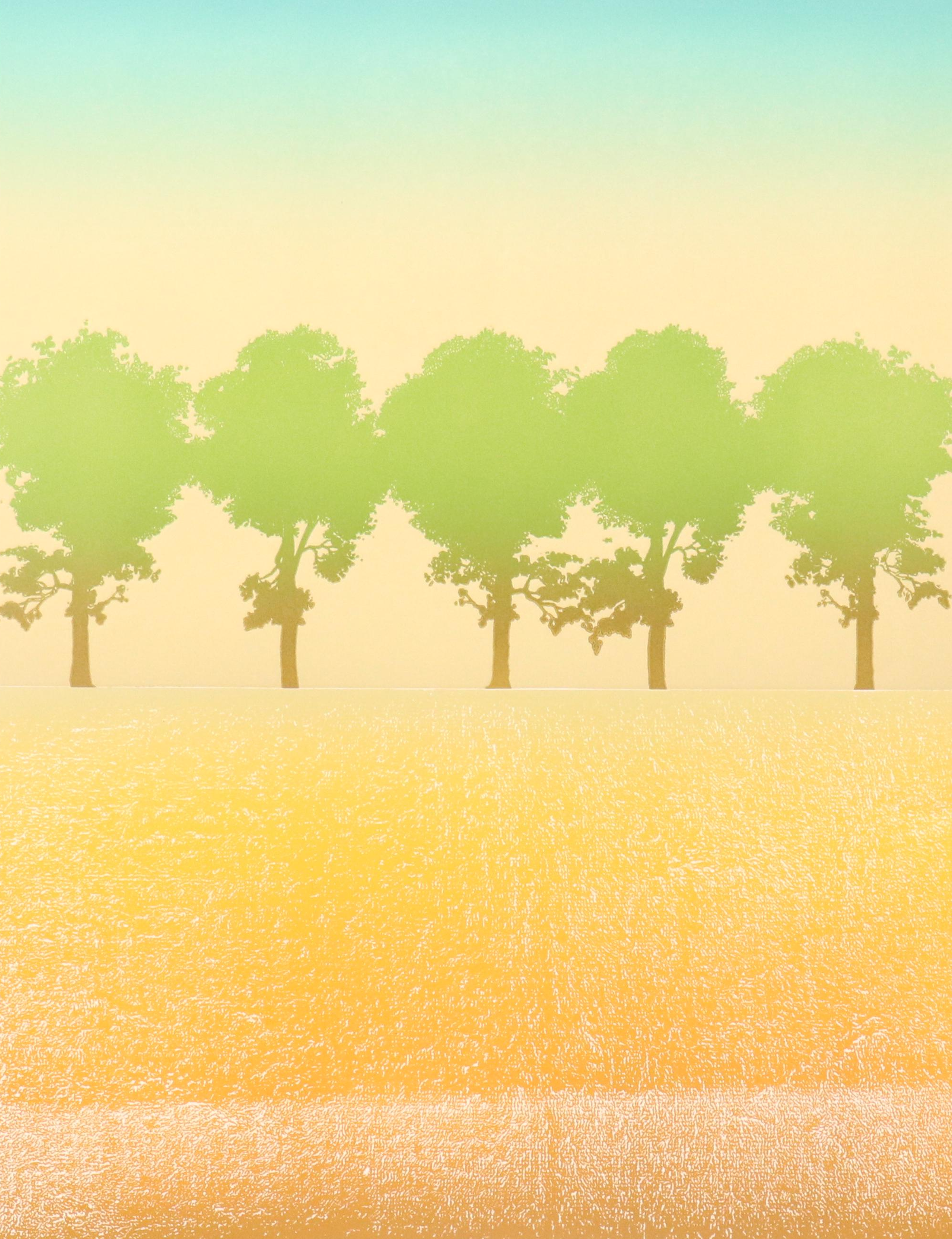 Cecy Davila Relief Print "Park I"