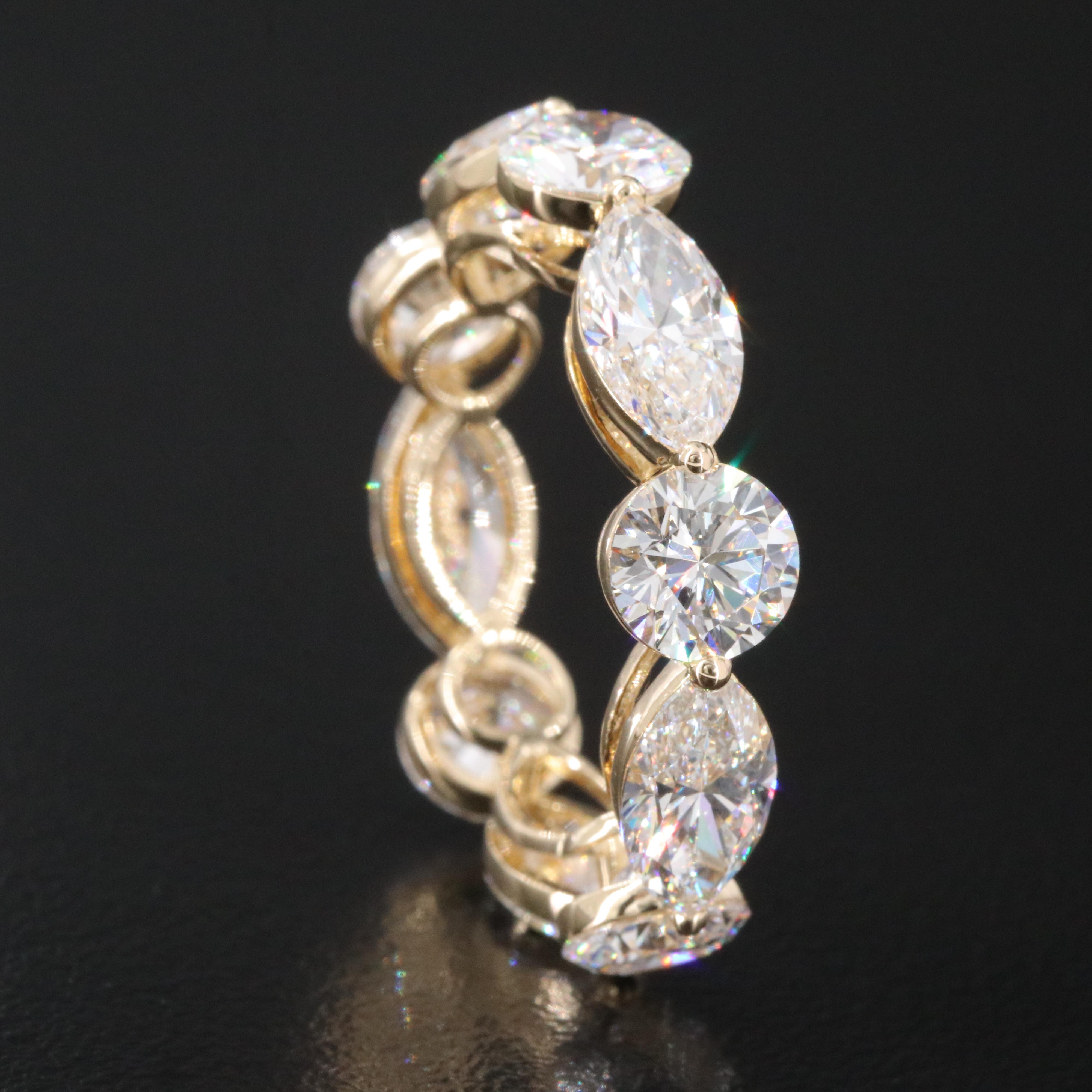 14K 7.70 CTW Lab Grown Diamond Eternity Band