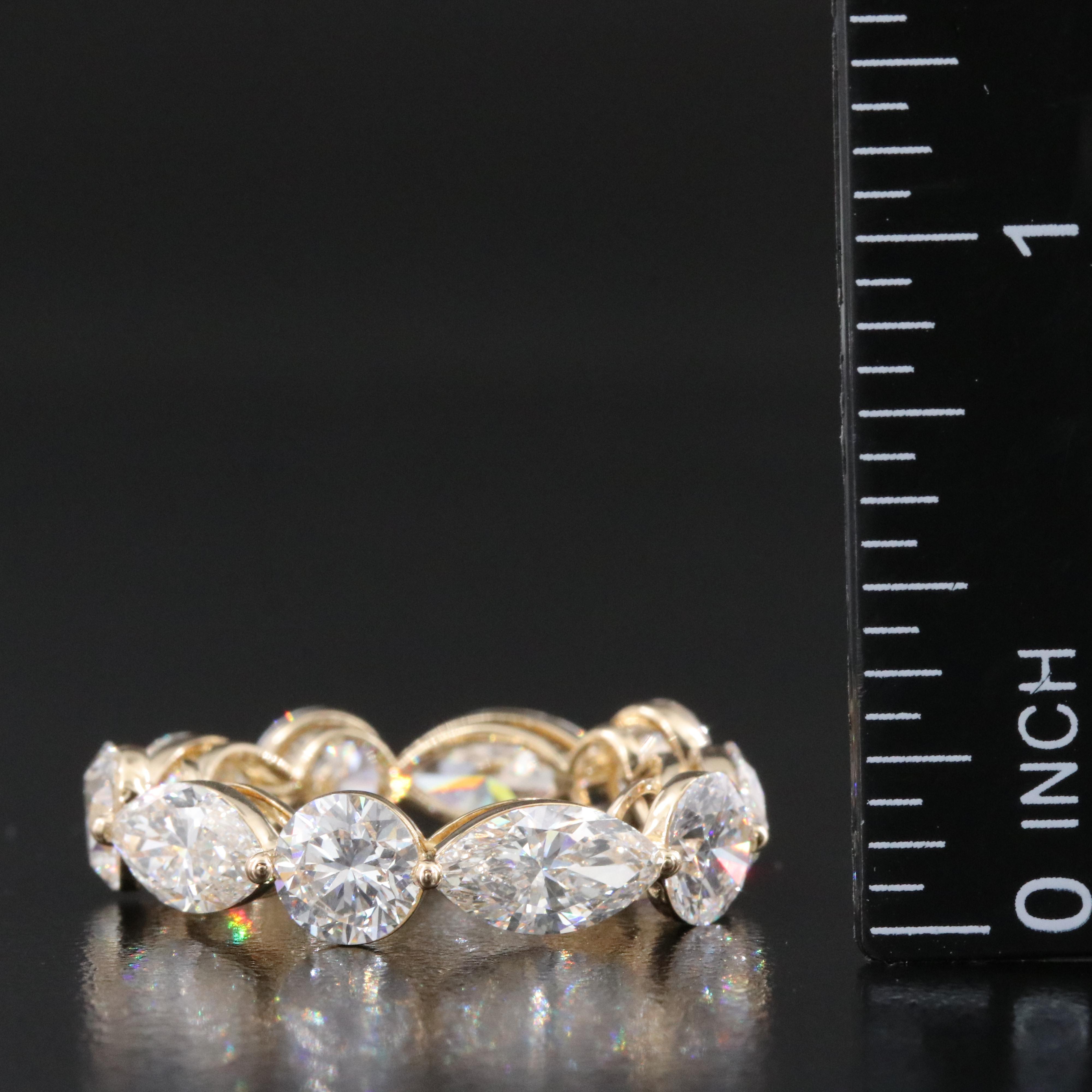 14K 7.70 CTW Lab Grown Diamond Eternity Band