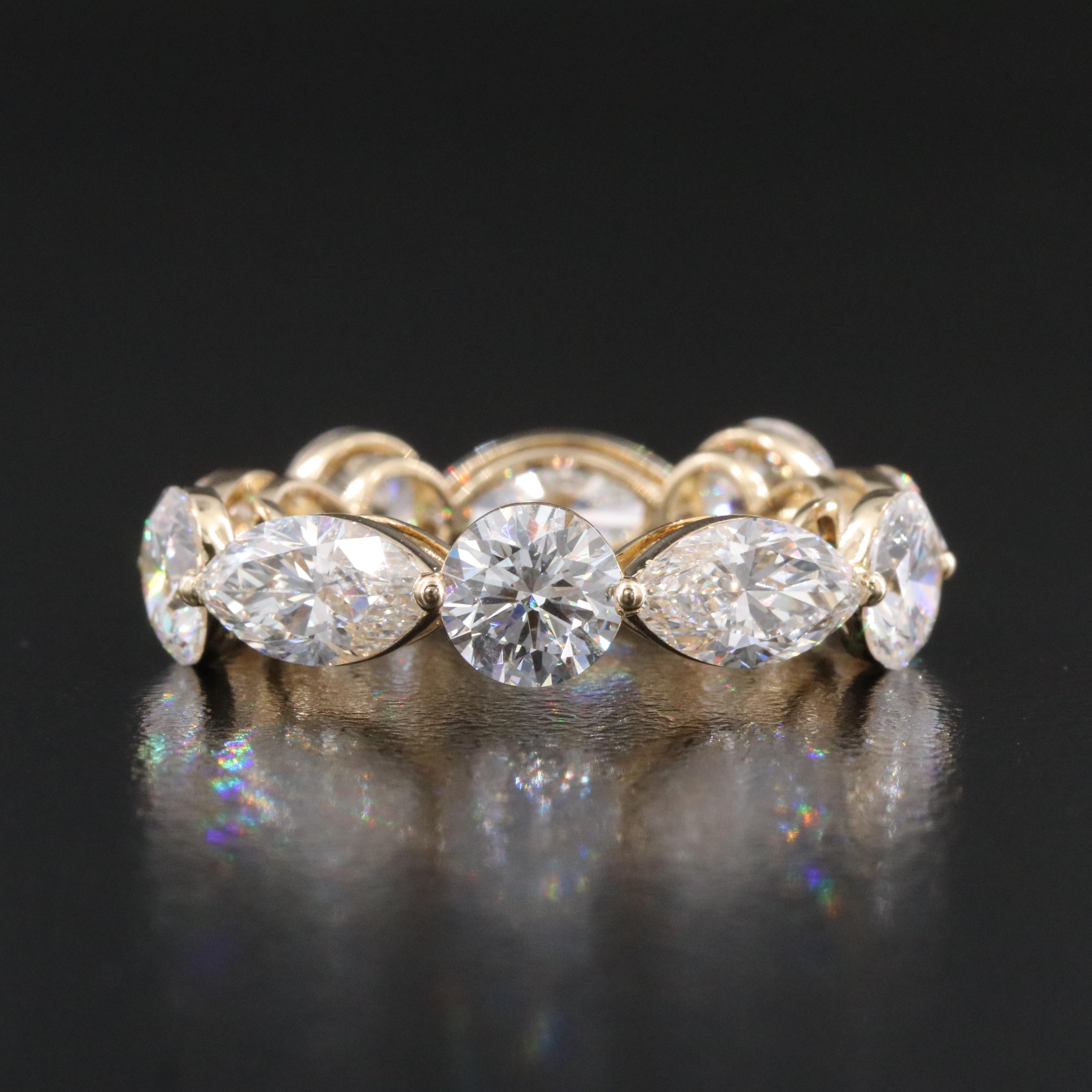 14K 7.70 CTW Lab Grown Diamond Eternity Band