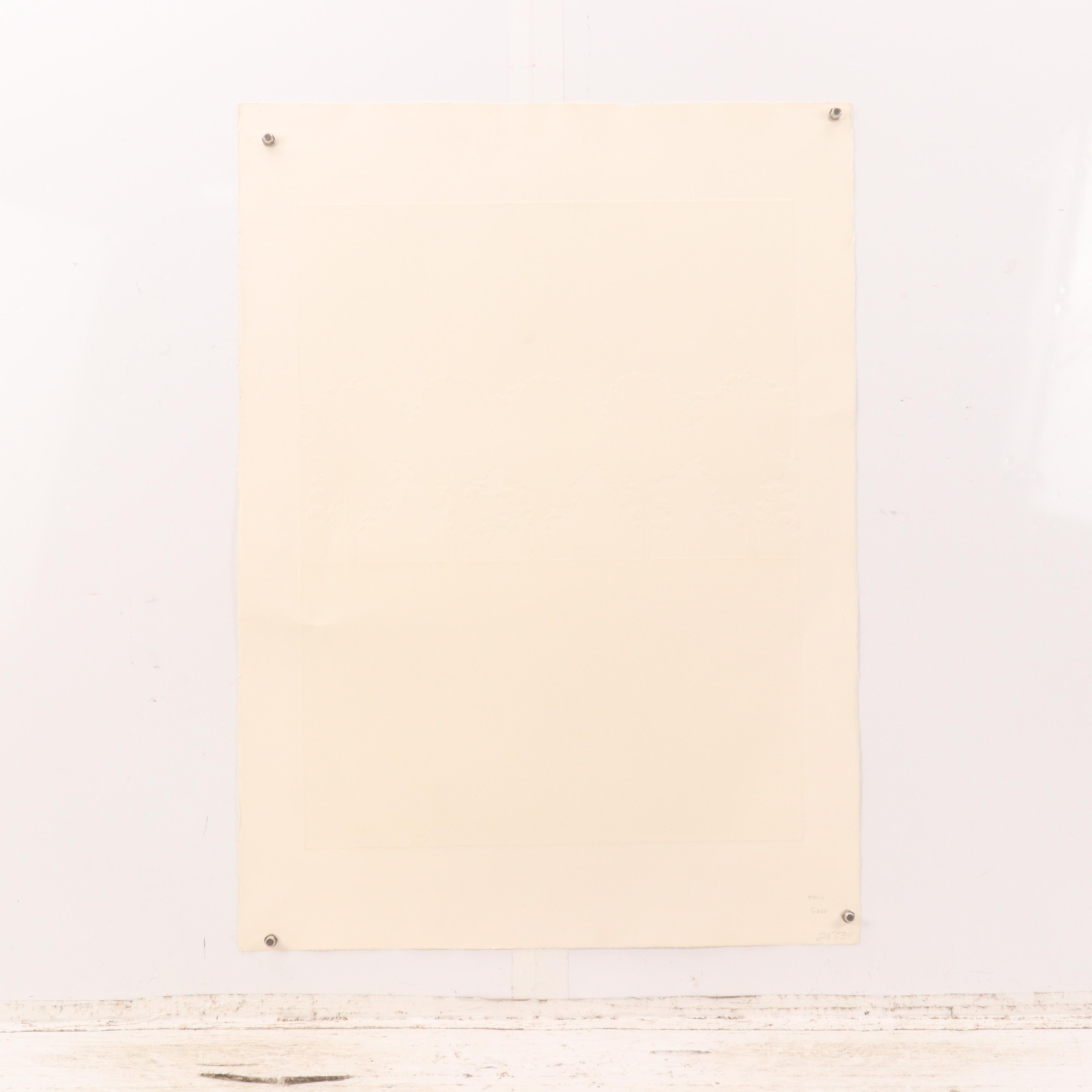 Cecy Davila Relief Print "Park I"