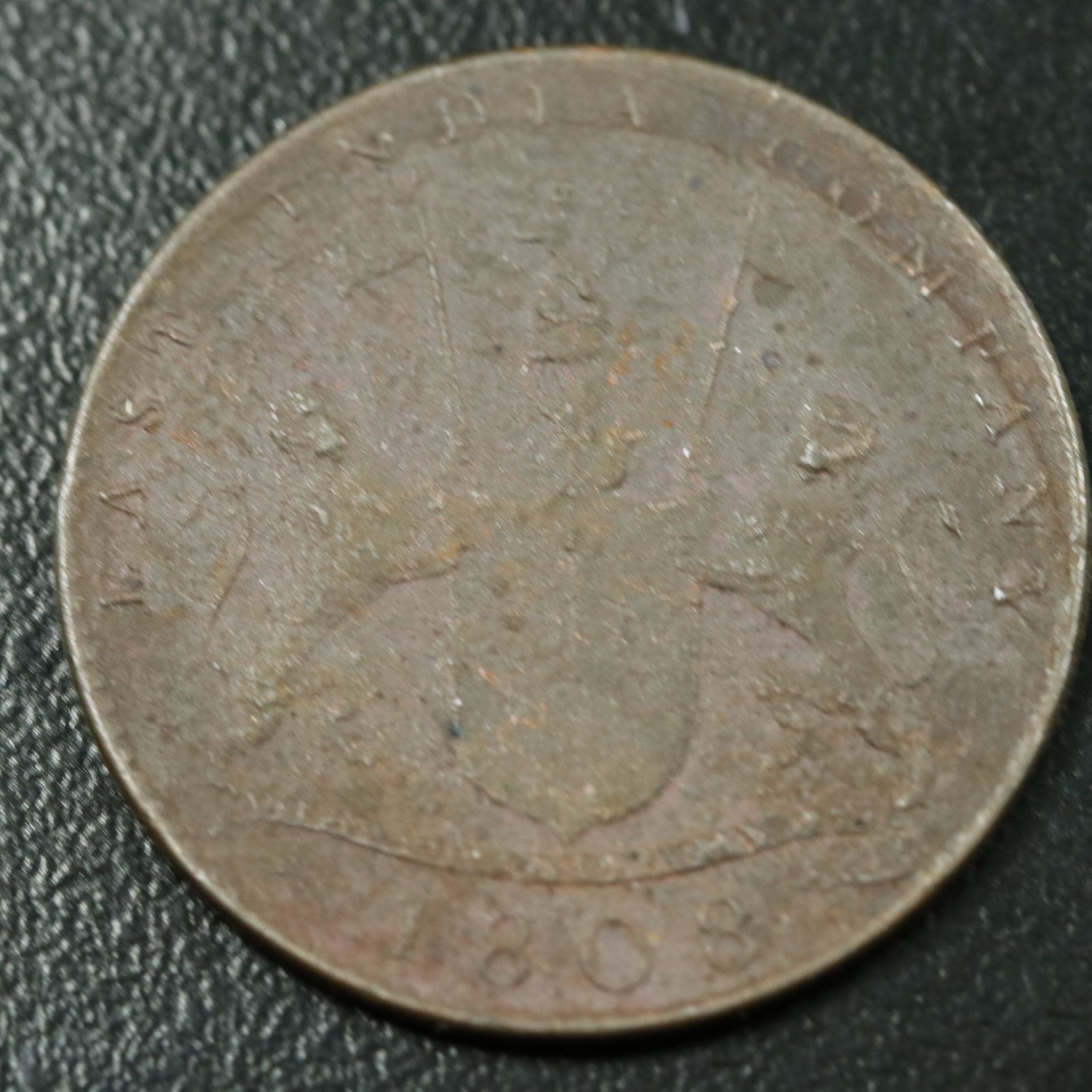 1808 East India Co. 10-Cash Coin, Admiral Gardner Shipwreck