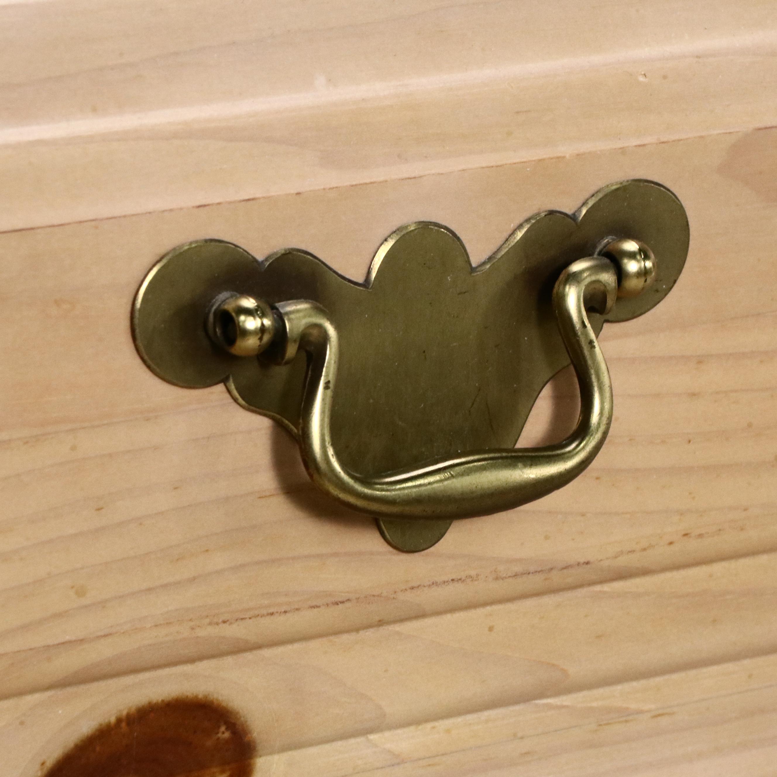 American Colonial Style Pine Chest on Chest