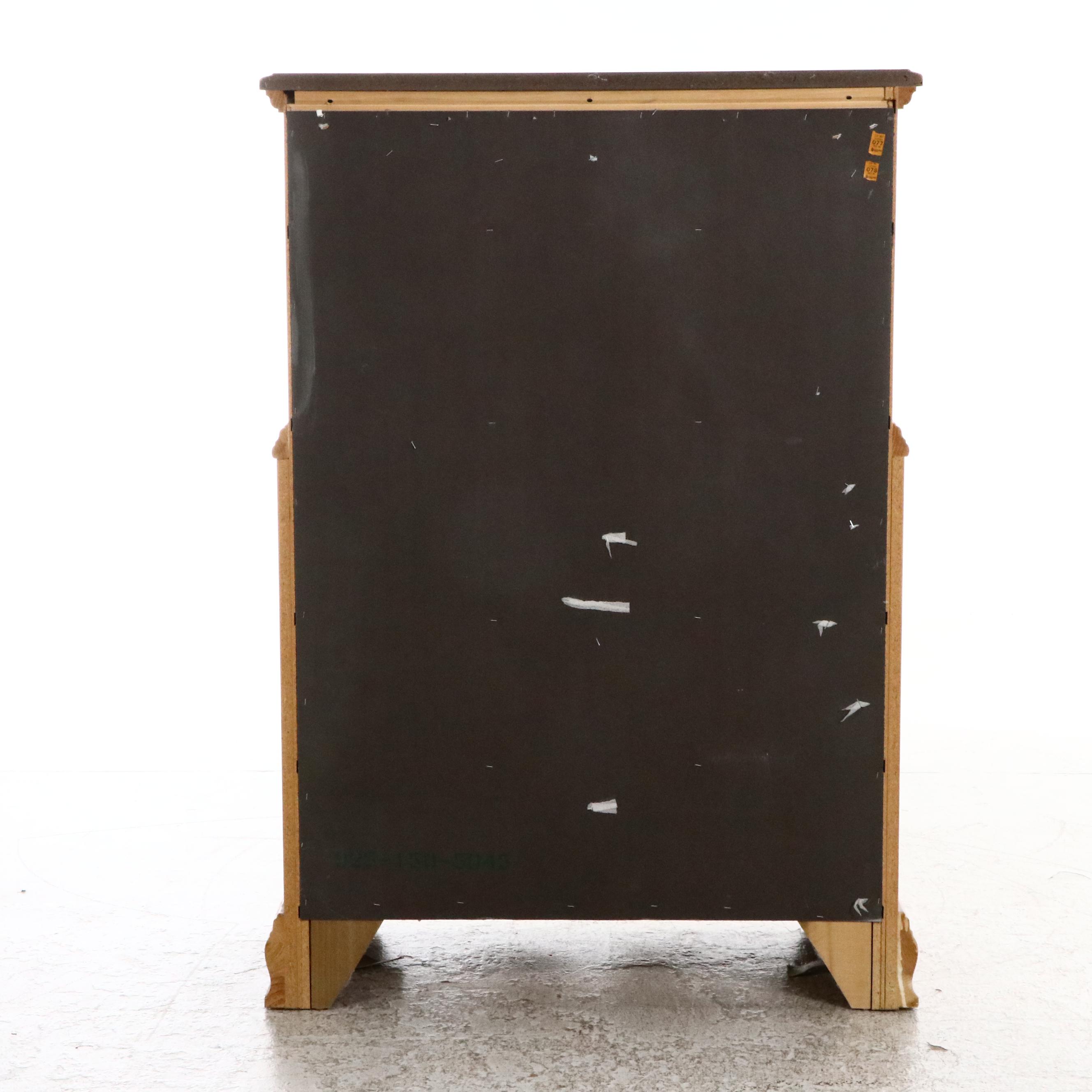 American Colonial Style Pine Chest on Chest