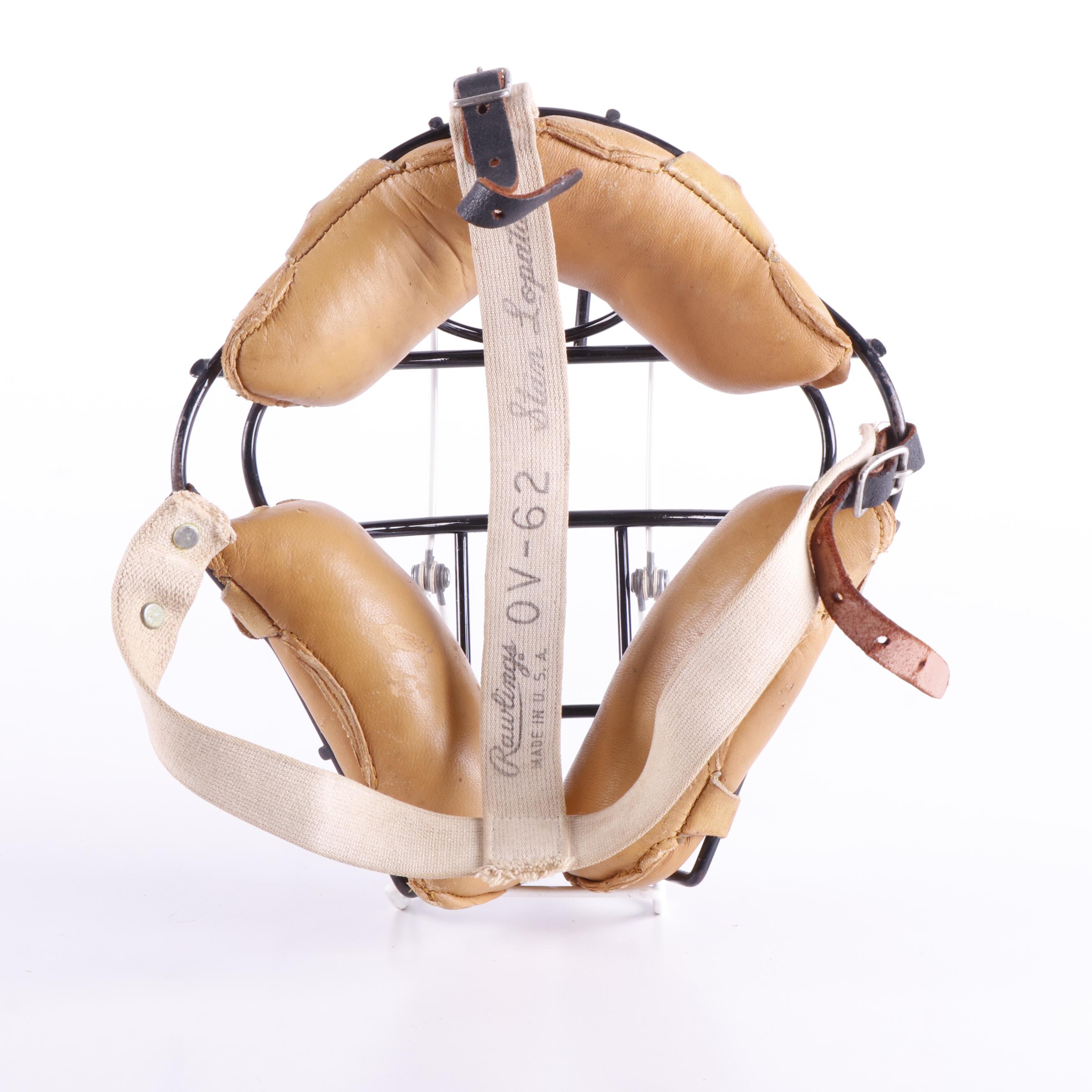 Rawlings OV-62 Stan Lopata Model Catcher's Mask with DG980 Model Mitt, & More
