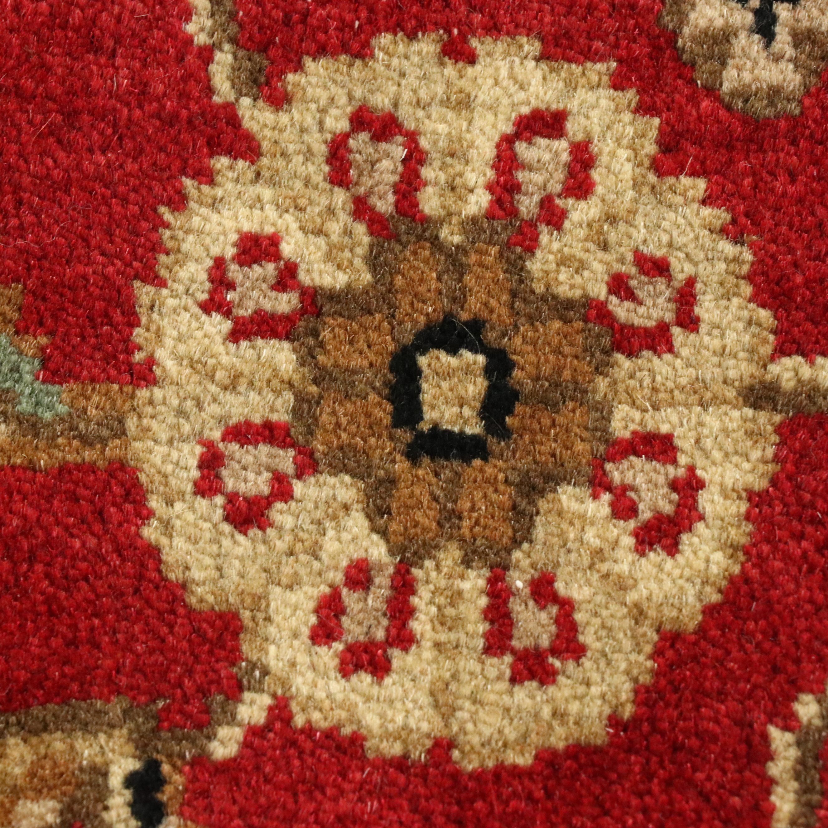 4' x 6'1 Hand-Knotted Indian Agra Area Rug