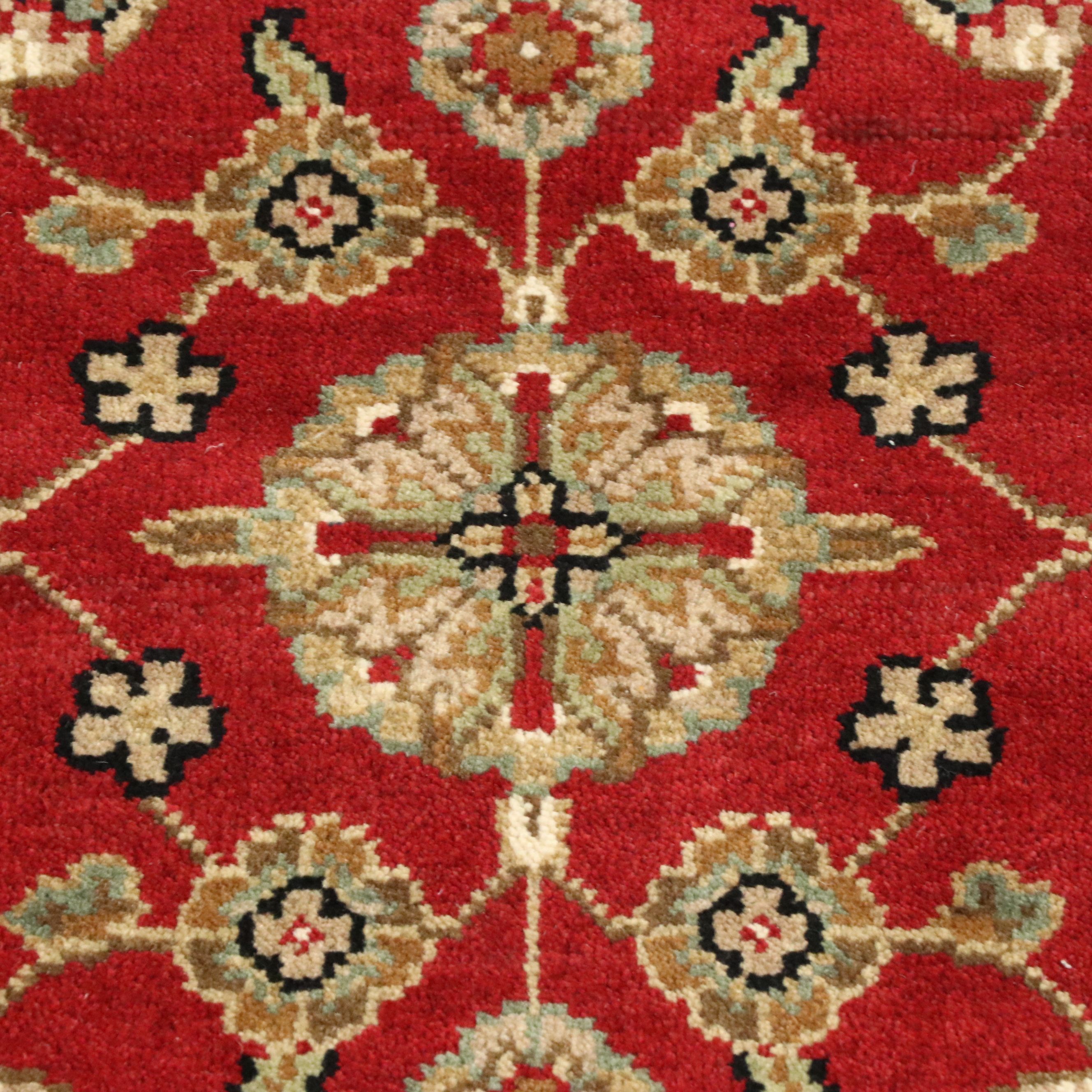 4' x 6'1 Hand-Knotted Indian Agra Area Rug