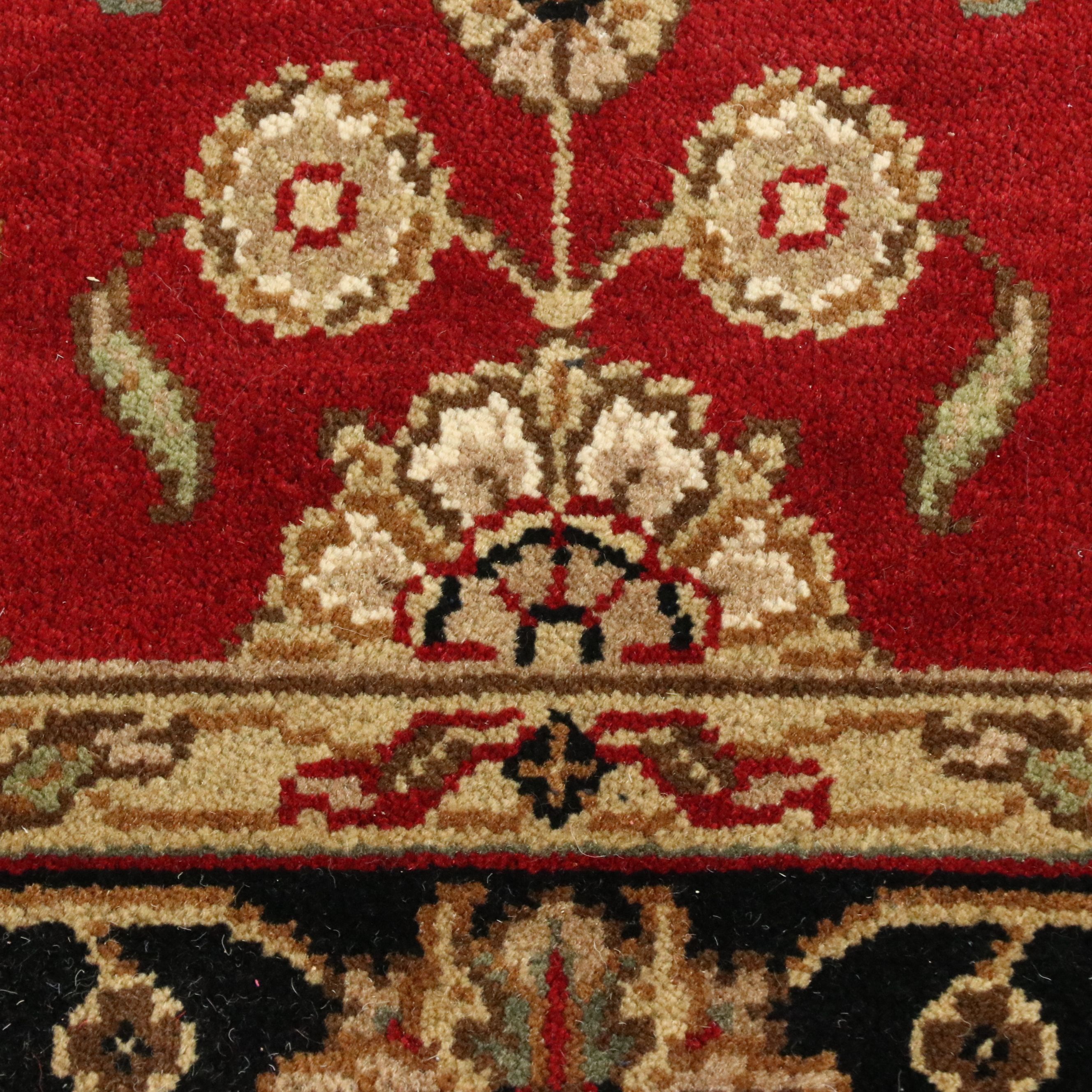 4' x 6'1 Hand-Knotted Indian Agra Area Rug