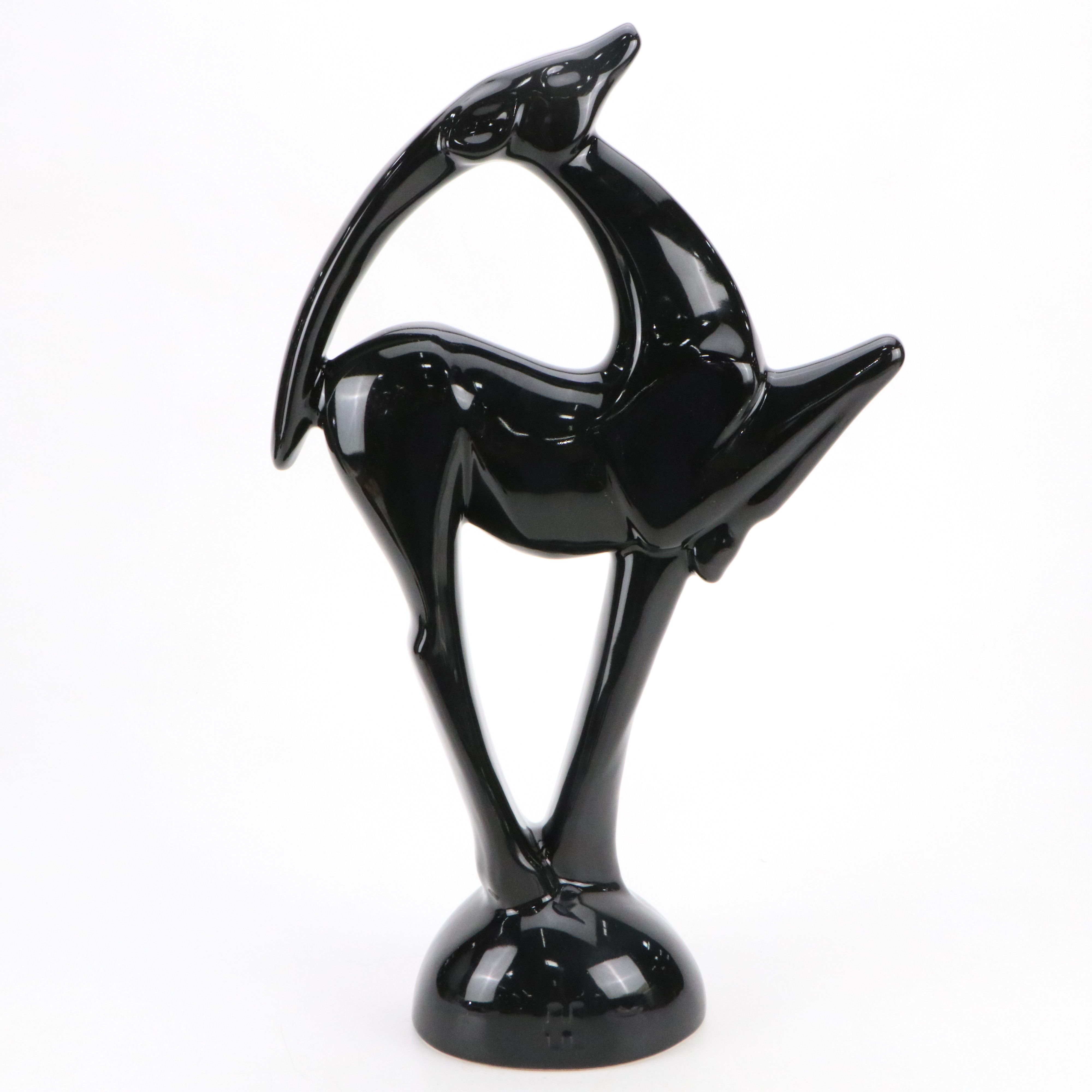 Pair of Haeger Ceramic Gazelles, Mid-20th Century