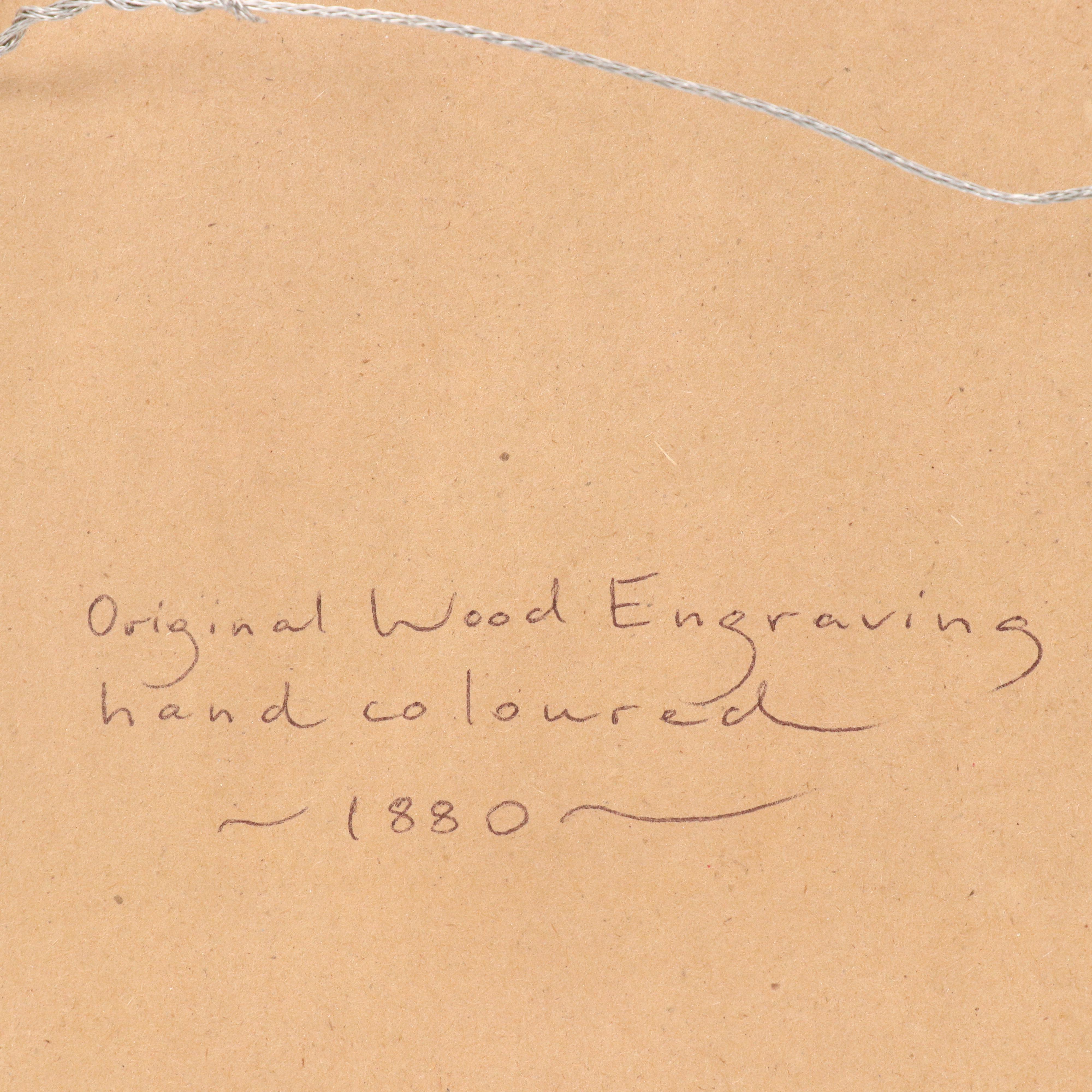 Hand-Colored Wood Engravings of Boston Landmarks, Late 19th Century