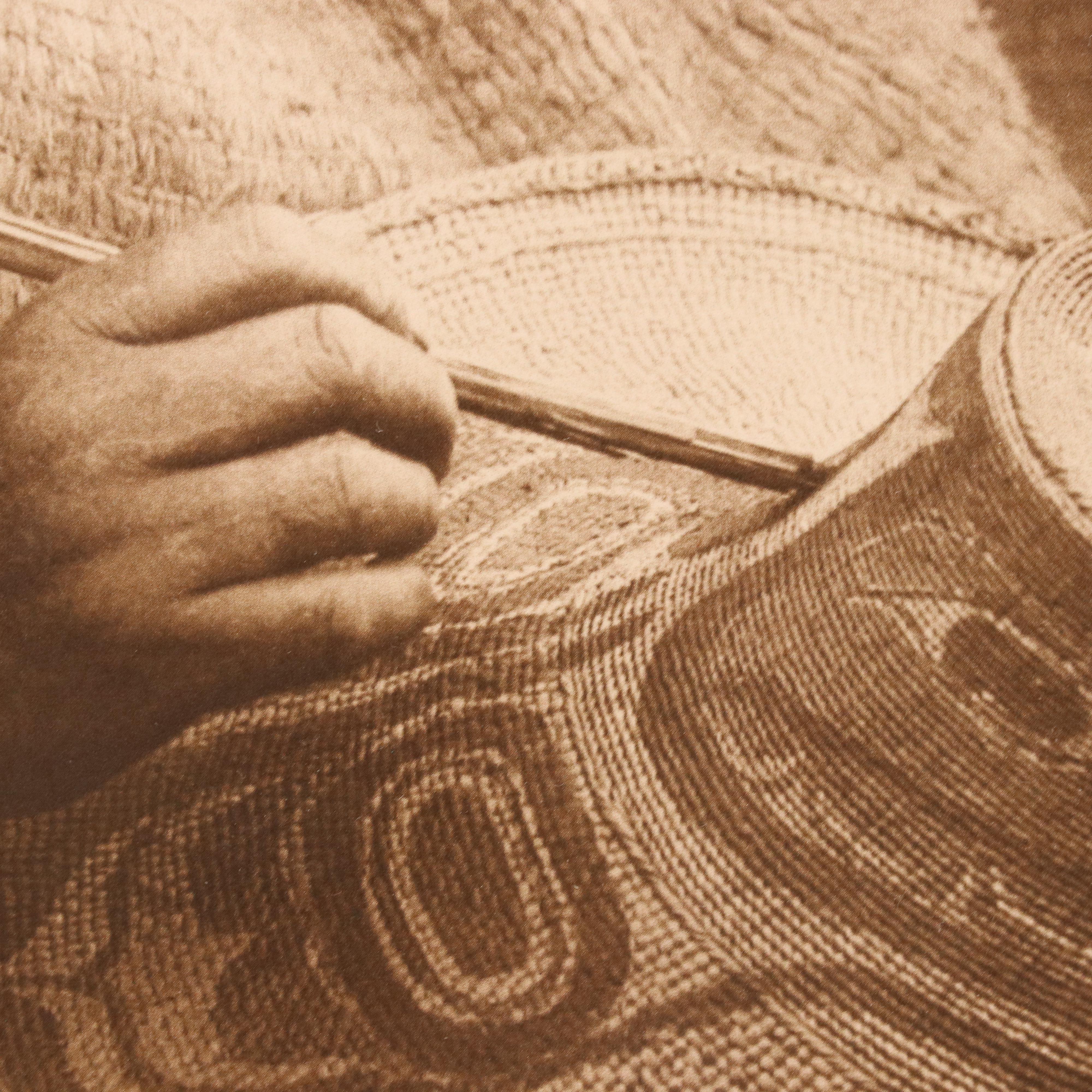 Offset Lithograph After Edward S. Curtis "Painting a Hat - Nakoaktok," 2004