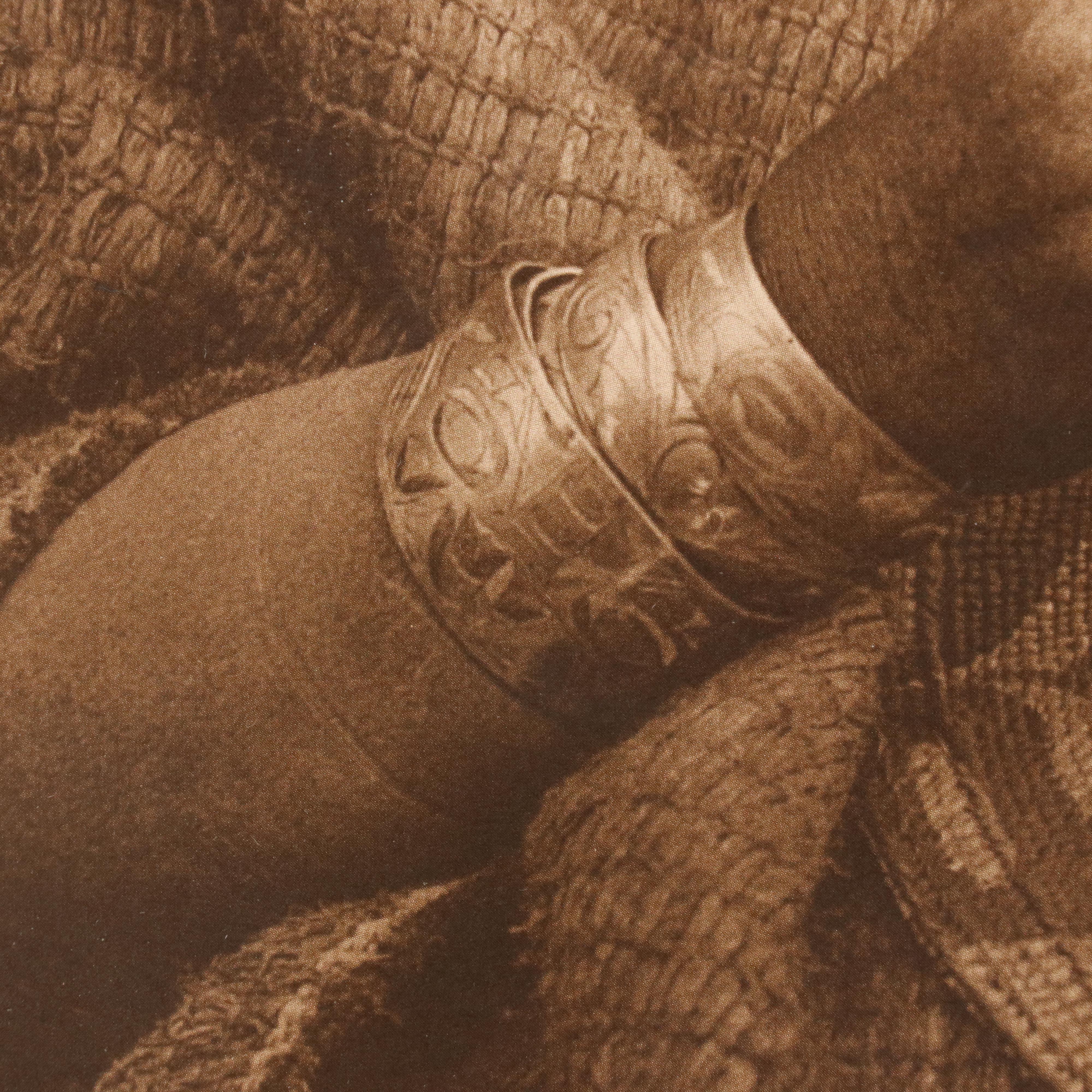 Offset Lithograph After Edward S. Curtis "Painting a Hat - Nakoaktok," 2004