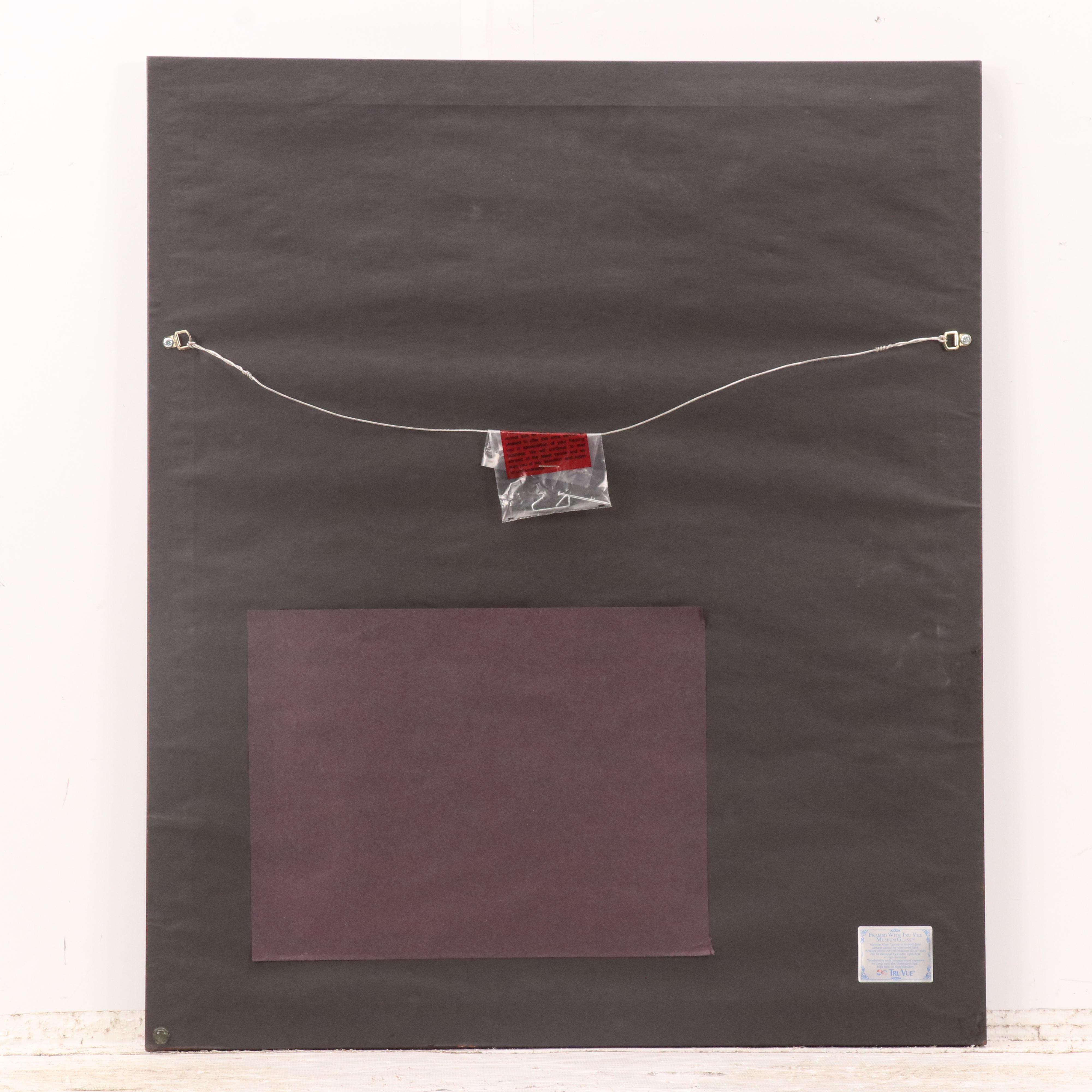 Offset Lithograph After Edward S. Curtis "Painting a Hat - Nakoaktok," 2004