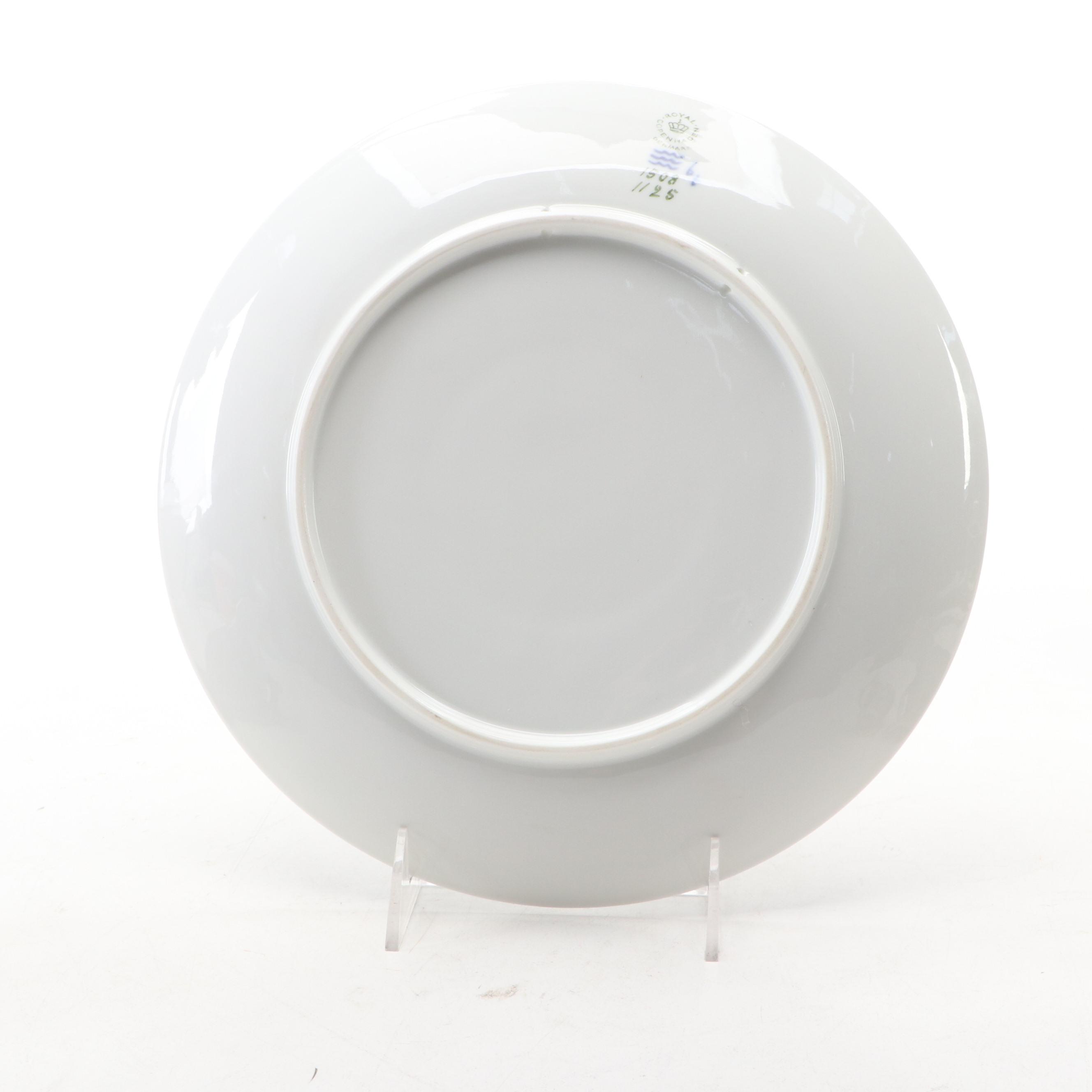 Danish Bing & Grøndahl Porcelain Figurines with Royal Copenhagen Ceramic Plate