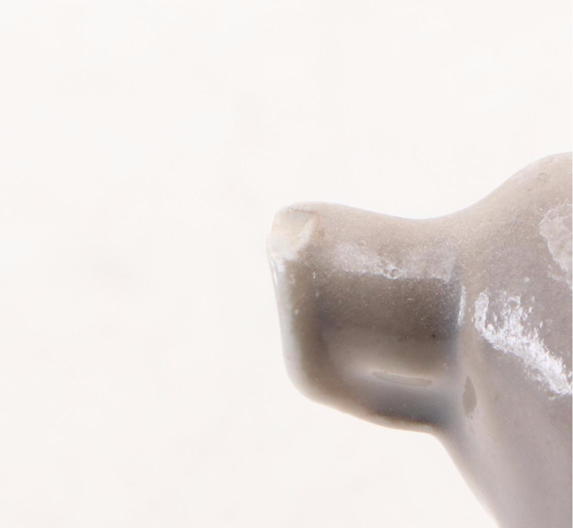 Danish Bing & Grøndahl Porcelain Figurines with Royal Copenhagen Ceramic Plate