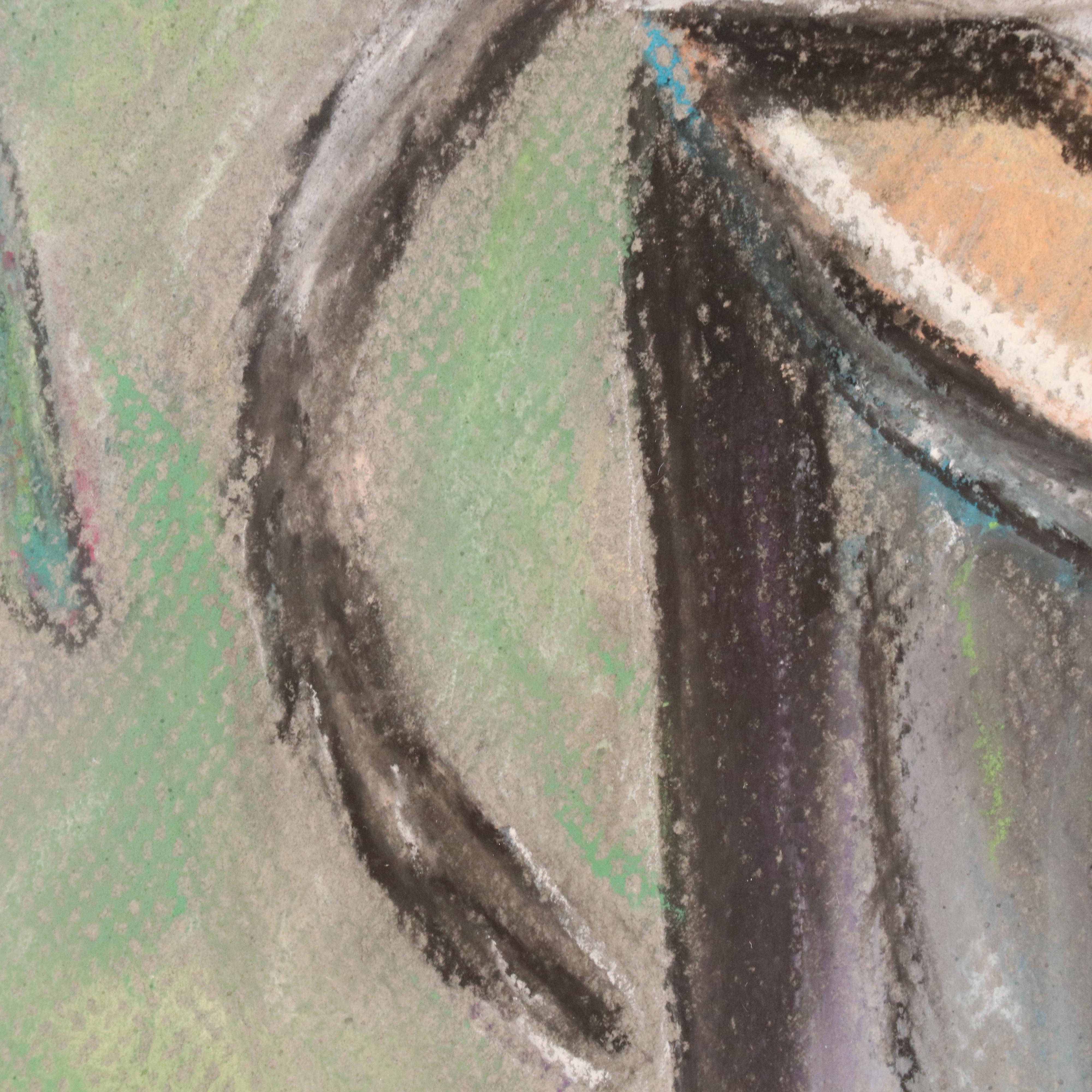 Kurt Jackson Pastel Drawing of Chipmunk, 2009