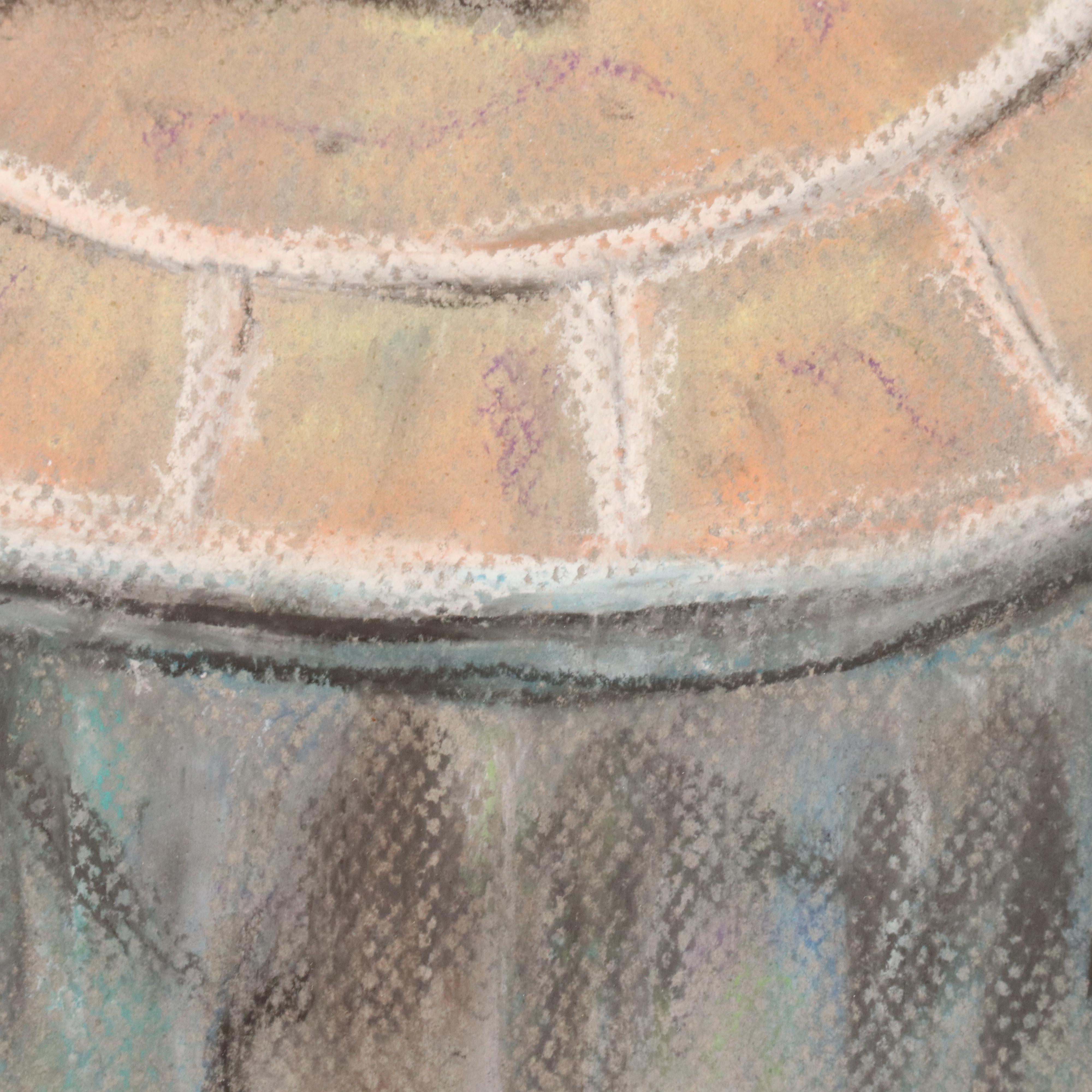 Kurt Jackson Pastel Drawing of Chipmunk, 2009