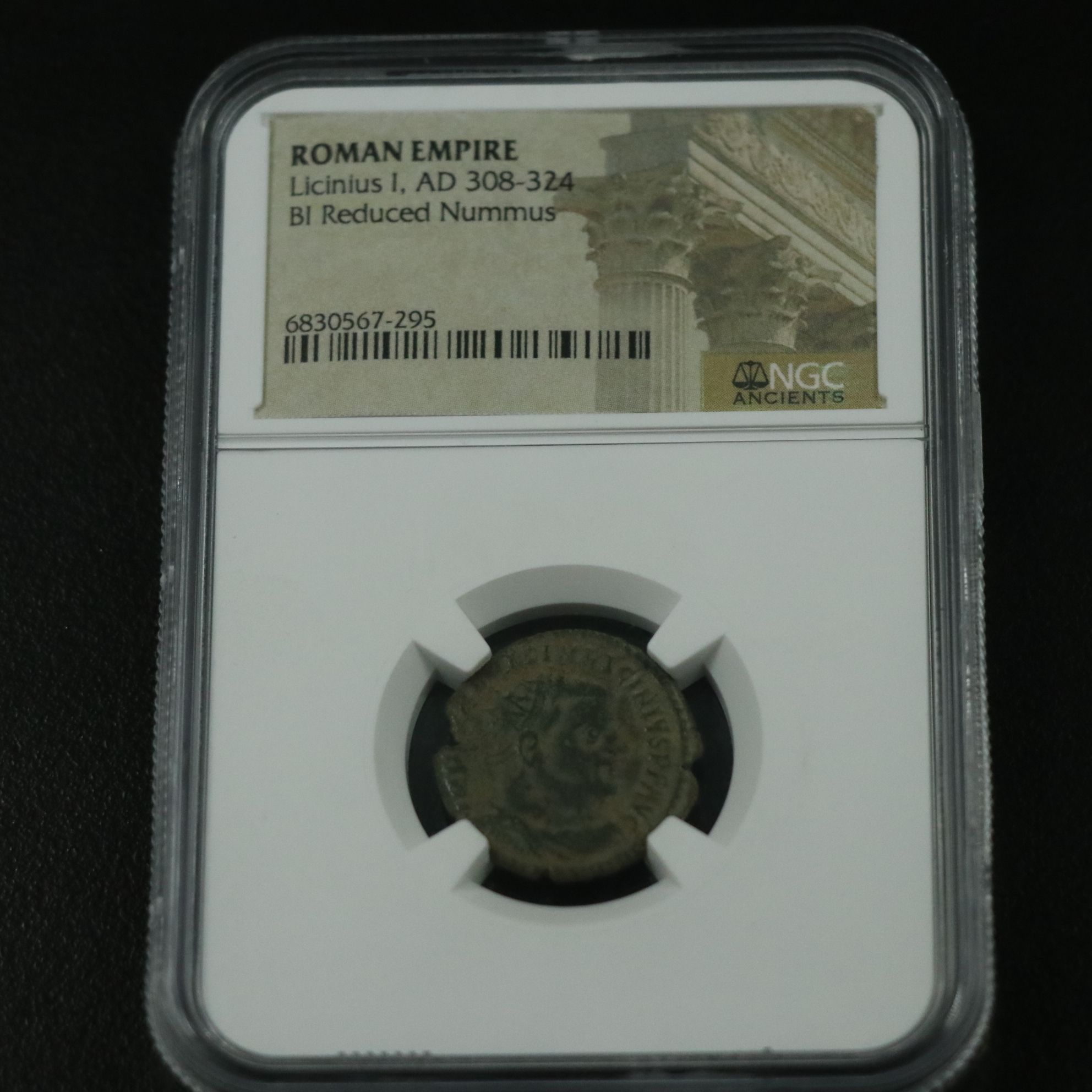 Ancient Roman Imperial Radiate Reduced Follis Coin of Licinius I, ca. 320 A.D.