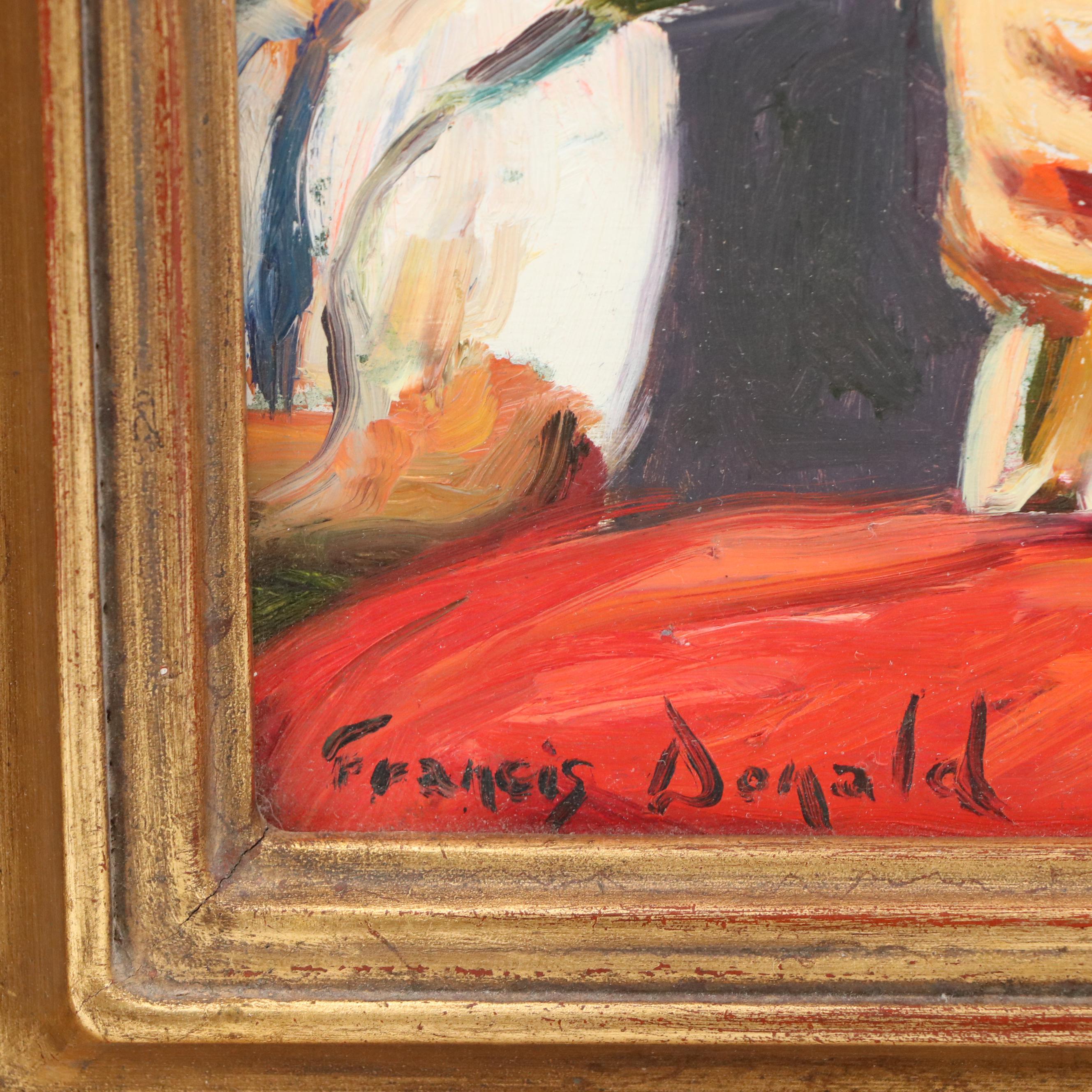 Francis Donald Oil Painting "The Blues Singer"