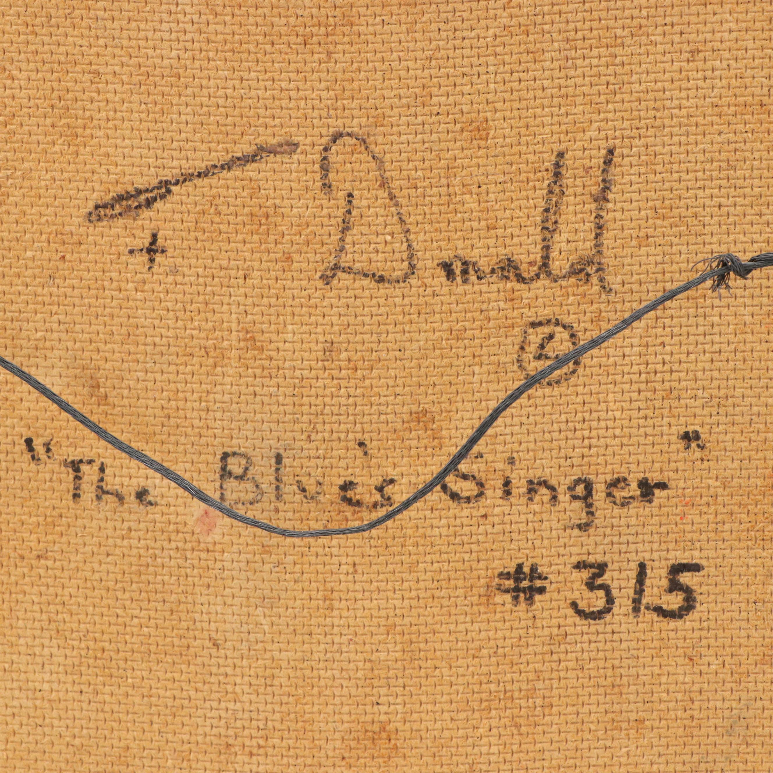 Francis Donald Oil Painting "The Blues Singer"