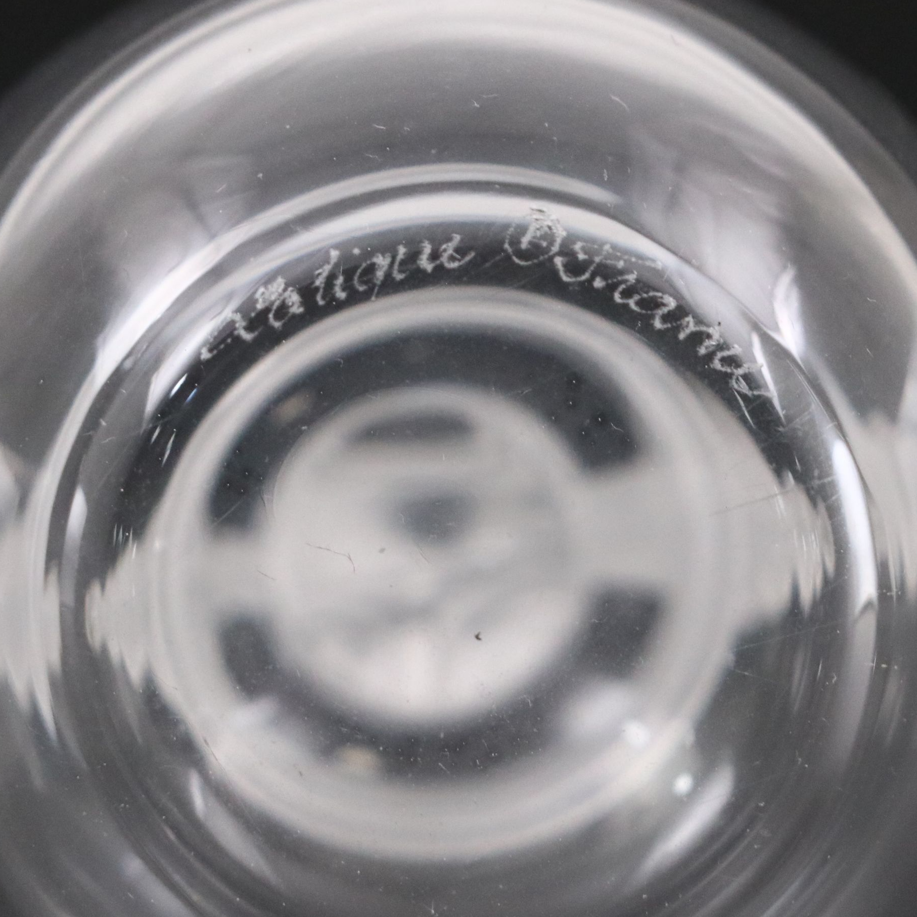 Lalique "Clairefontaine" Frosted and Clear Crystal Perfume Bottle