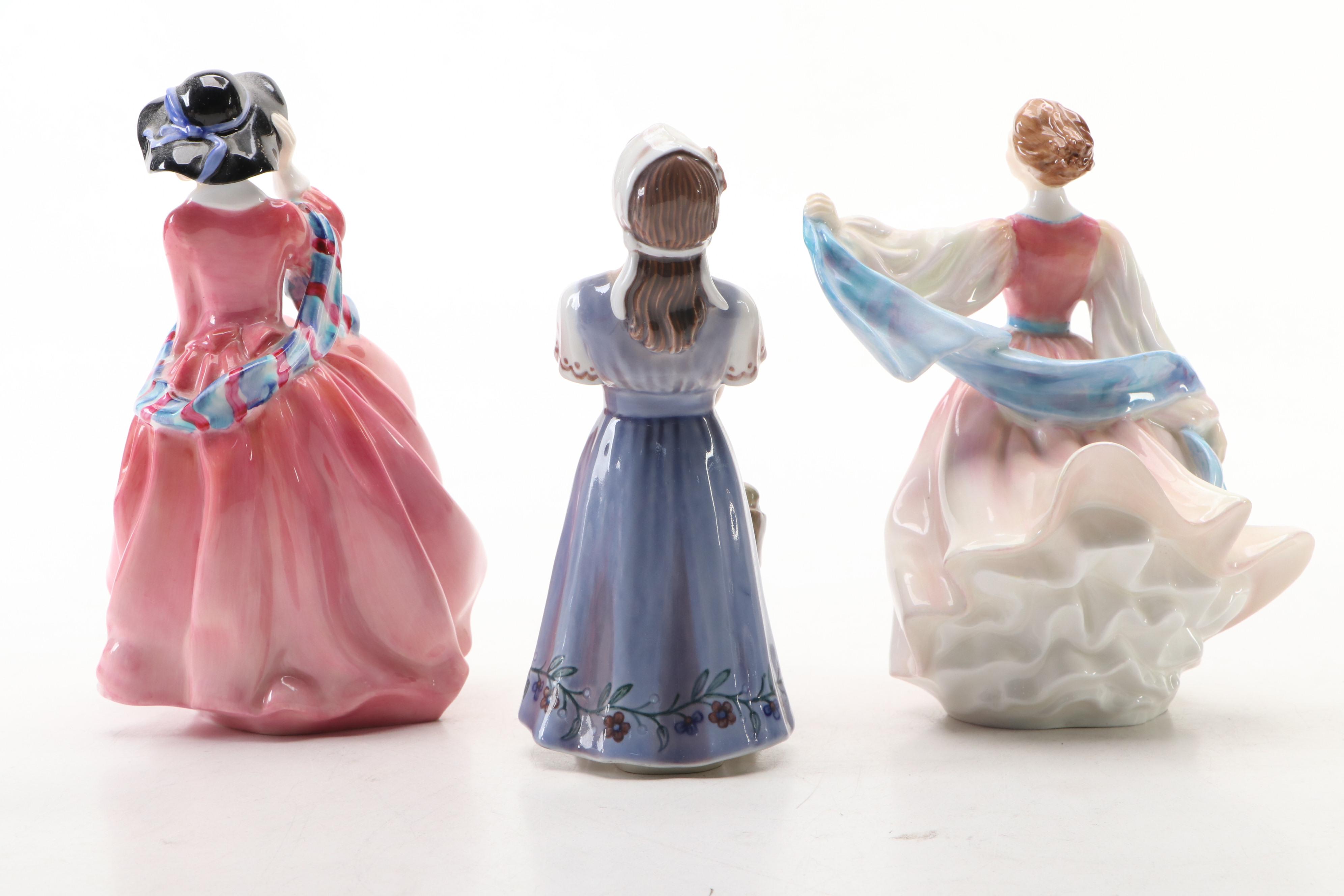 Royal Doulton, Dahl Jensen and Hutschenreuther Porcelain Figurines