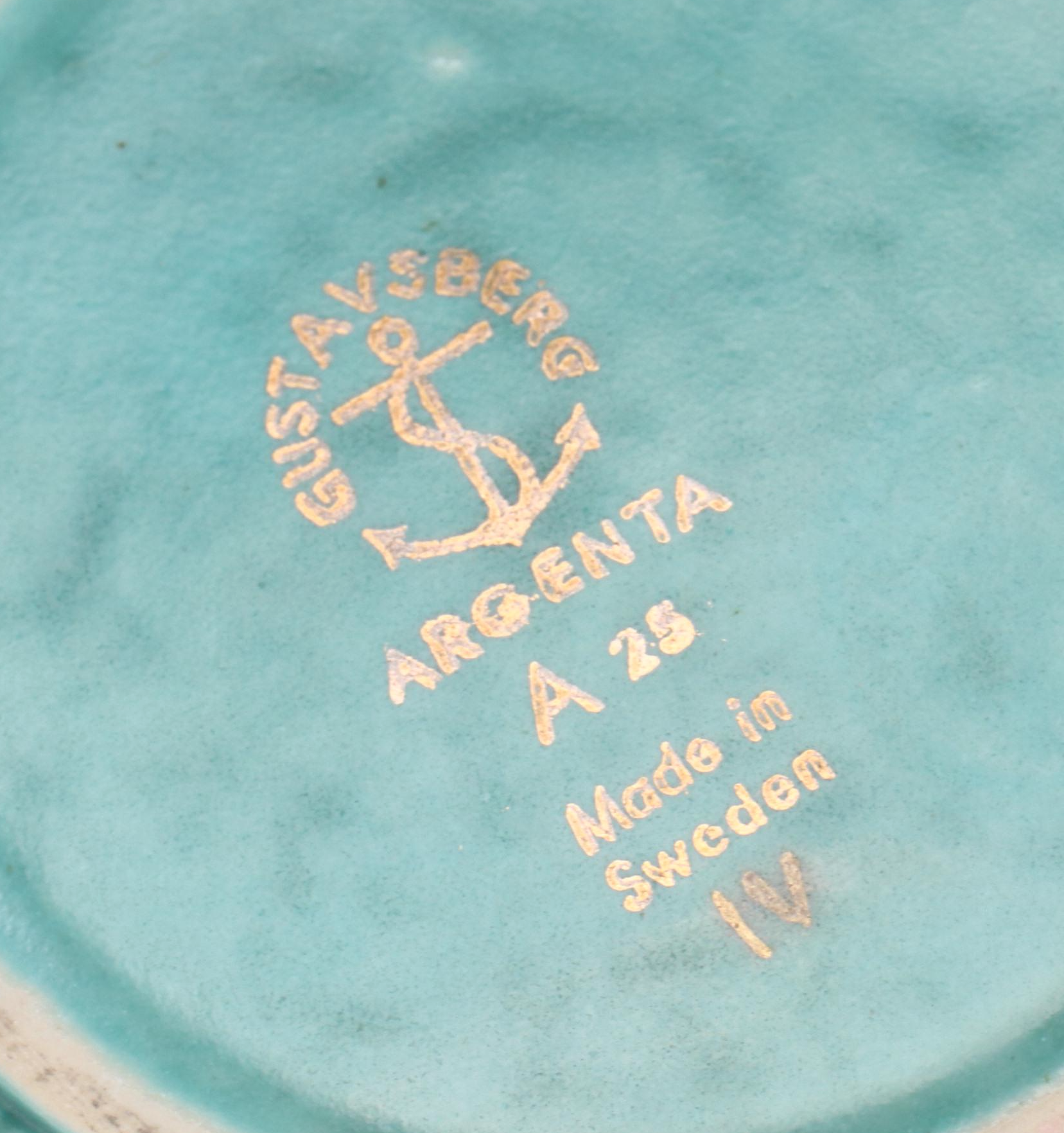 Tiffany & Co. Porcelain Box with Gustavsberg and Zenith Gouda Pottery Dishes