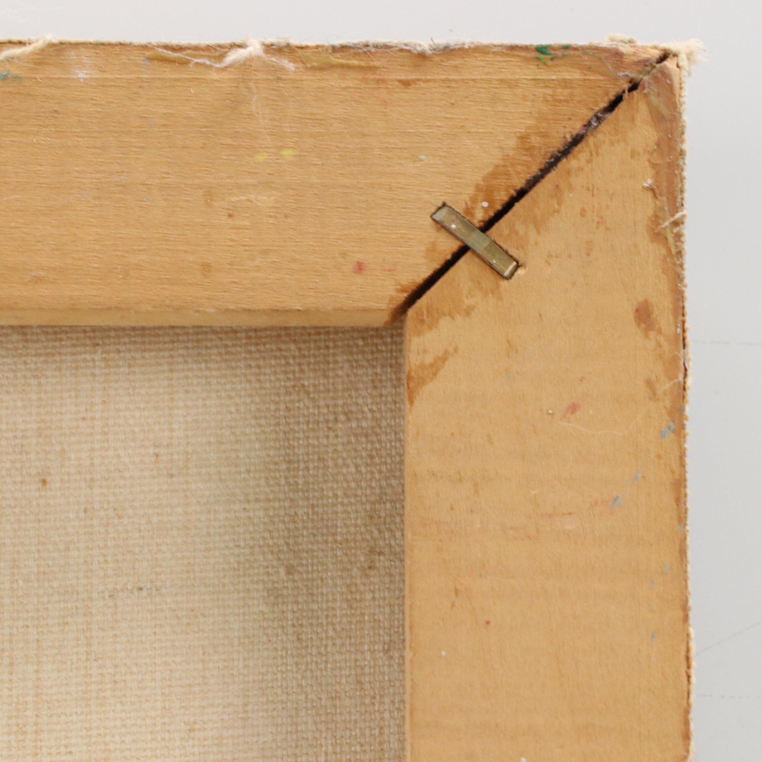 Alla Prima Portrait Oil Painting of Young Child, Late 20th Century