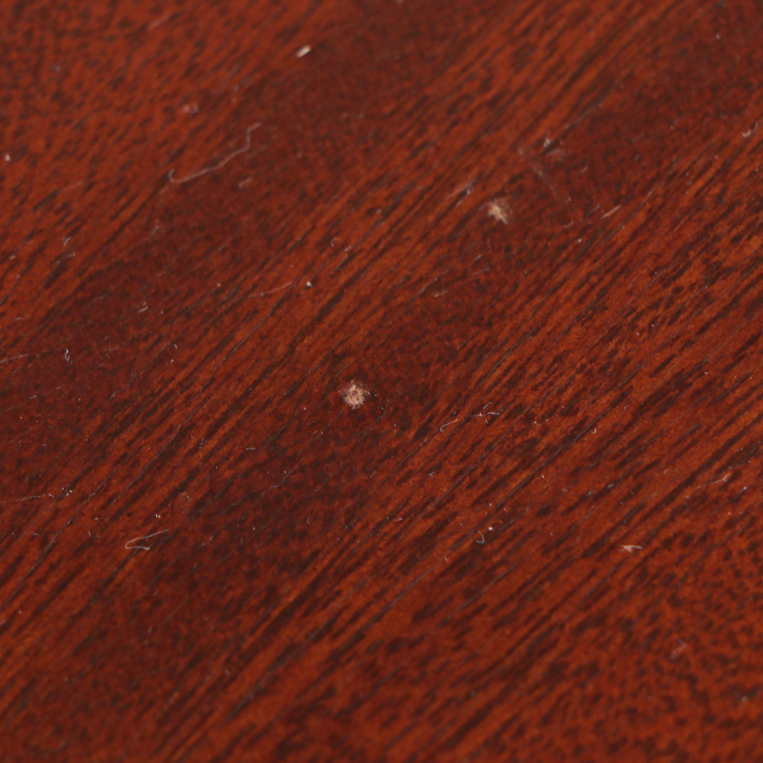 Chippendale Style Mahogany Piecrust Pedestal Table, 20th Century